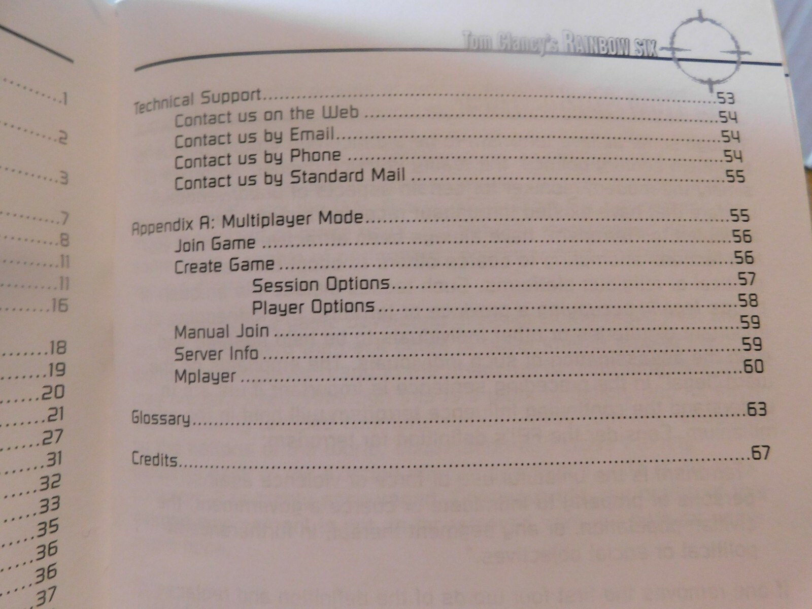 CBook~Rainbow Six Book By: Tom Claney's