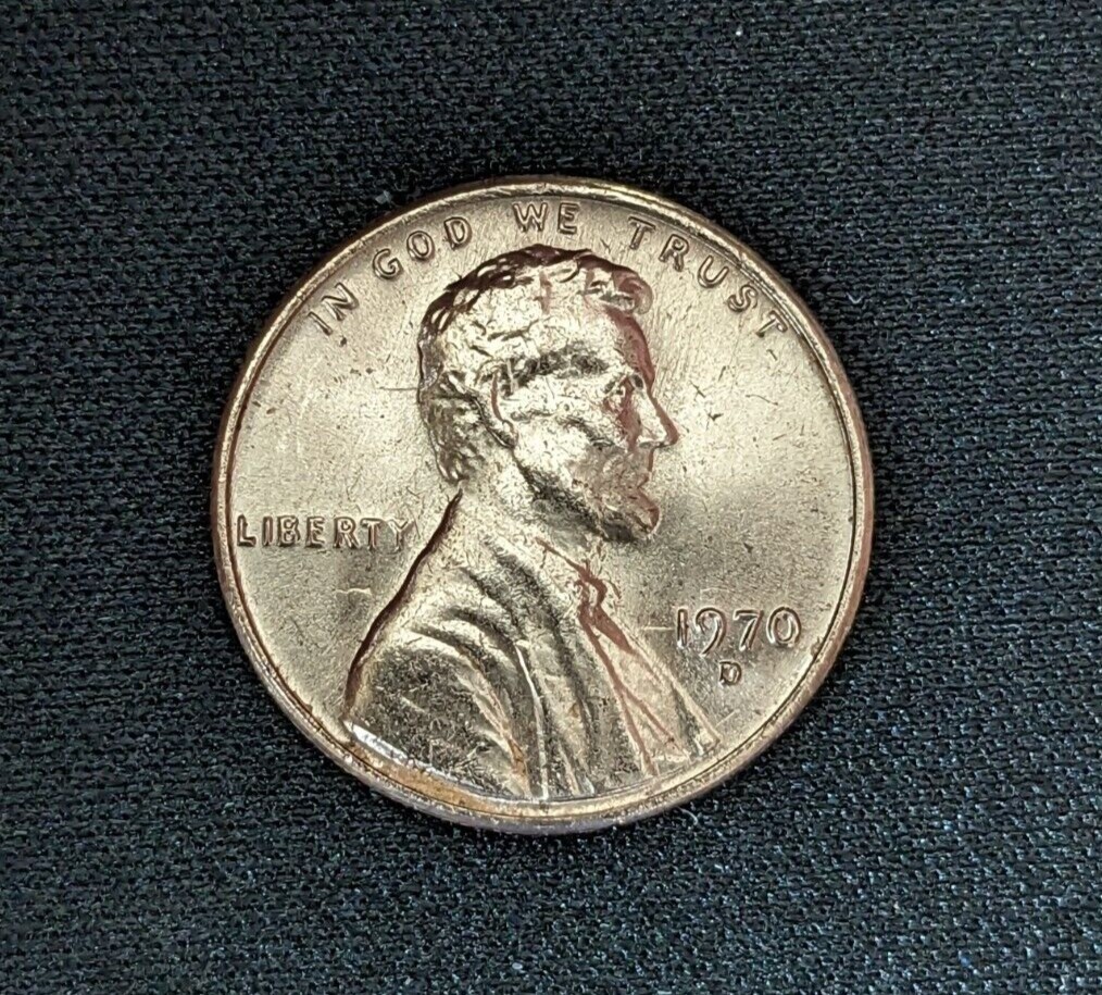 1970 D Lincoln Memorial Cent BU OBW FREE SHIPPING!!!