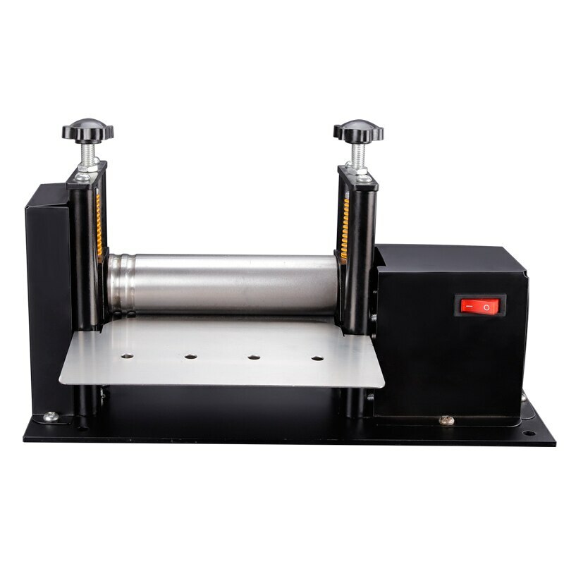 220V Electric Leather Shoulder Strap Rolling Machine Strip Pulling Laminator