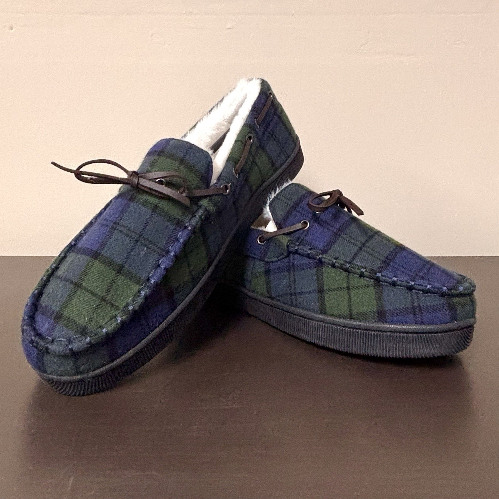 Club Room Men's High Density Foam Indoor/Outdoor Slippers 6-7 S