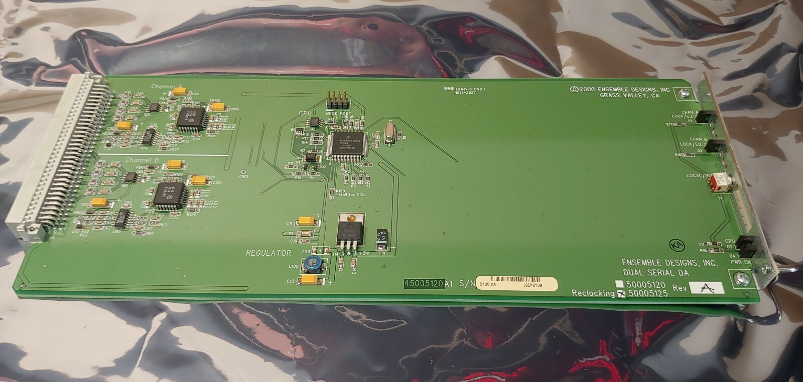 Ensemble Designs 5125 Dual Reclock Digital DA Card