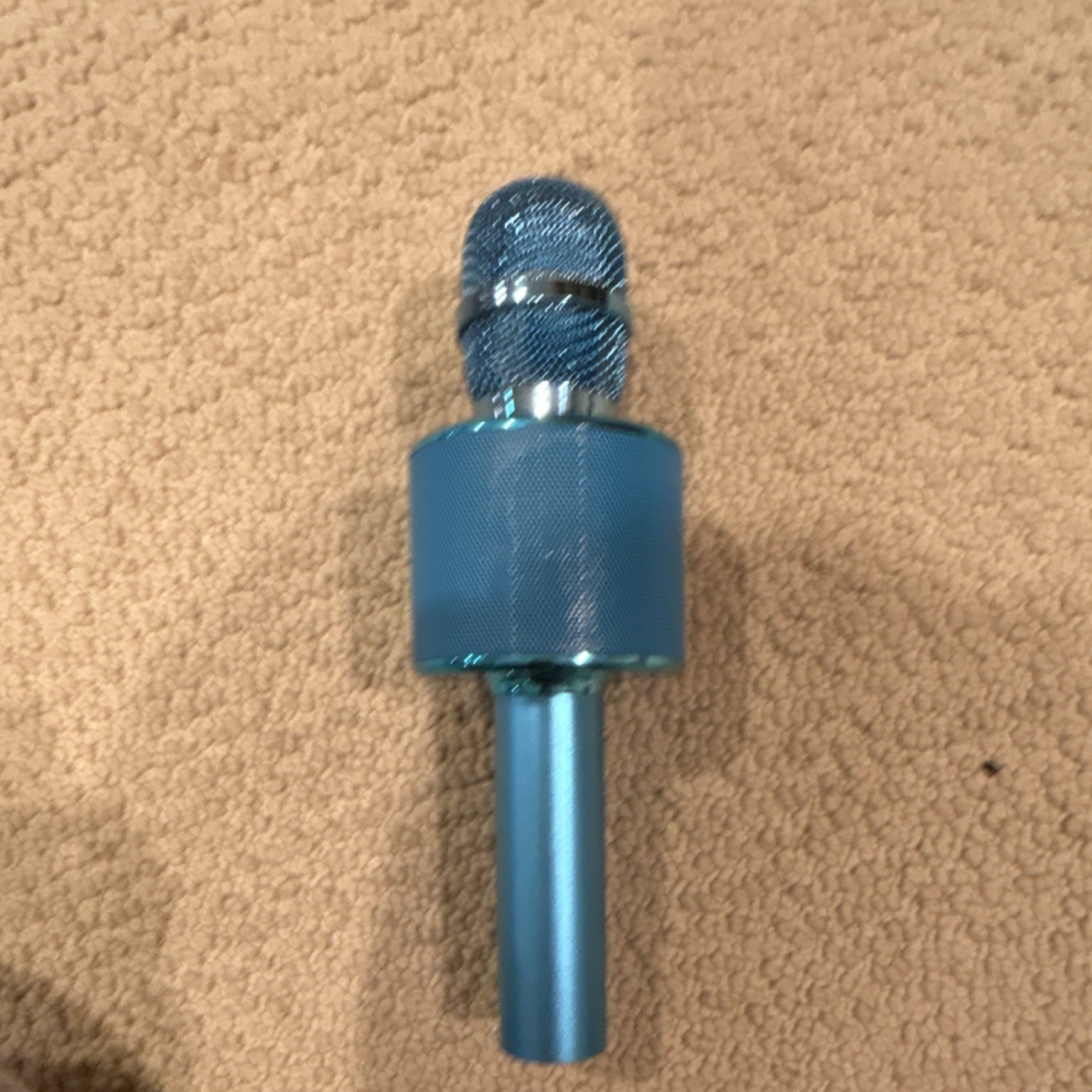 BONAOK Blue Bluetooth Wireless Karaoke Microphone with Volume & Echo Controls