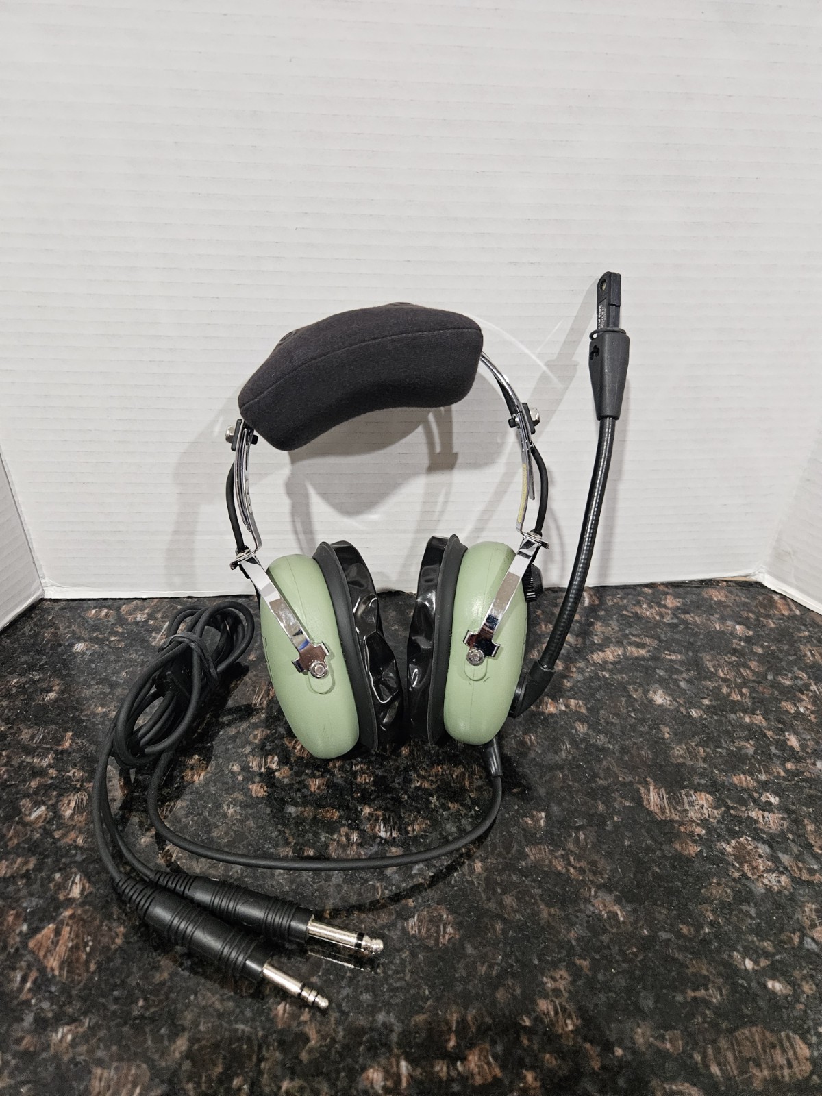 David Clark H10 13.4 Aviation Headset Pilot Headphones Dual Plug