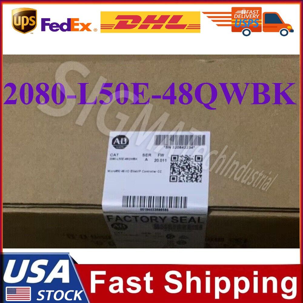 NEW AB 2080-L50E-48QWBK Micro850 48 I/O EtherNet/IP Controller Free Shipping USA