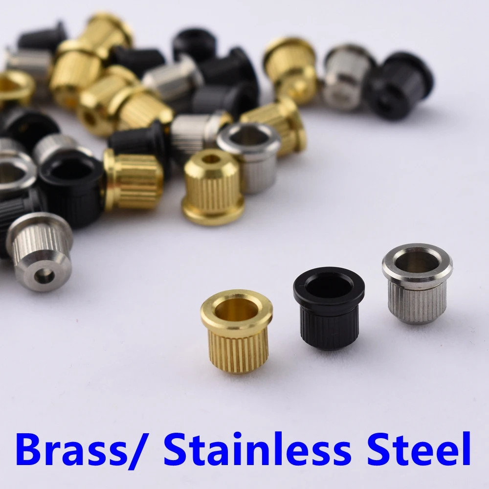 8MM Brass/ Stainless Steel Through Body String Ferrules / String Bushings