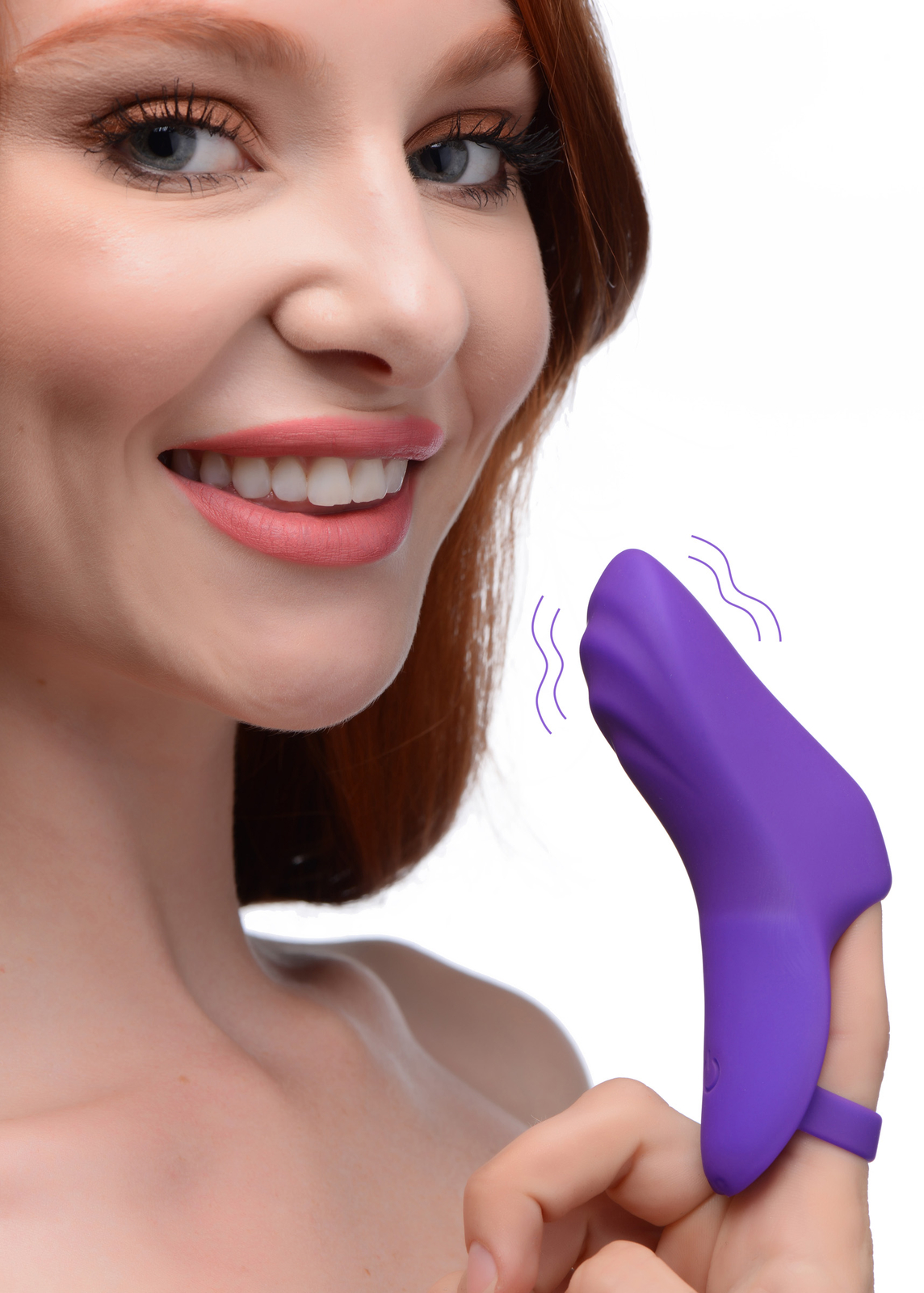Vibrating Finger Sleeve Rechargeable Silicone Strong Multi Speed Massager