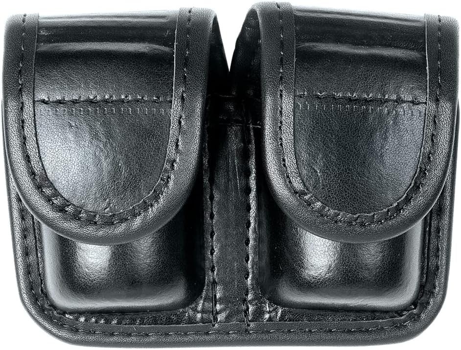 Black Nylon Speed Loader Pouch for .38/.357 - Secure and Lightweight