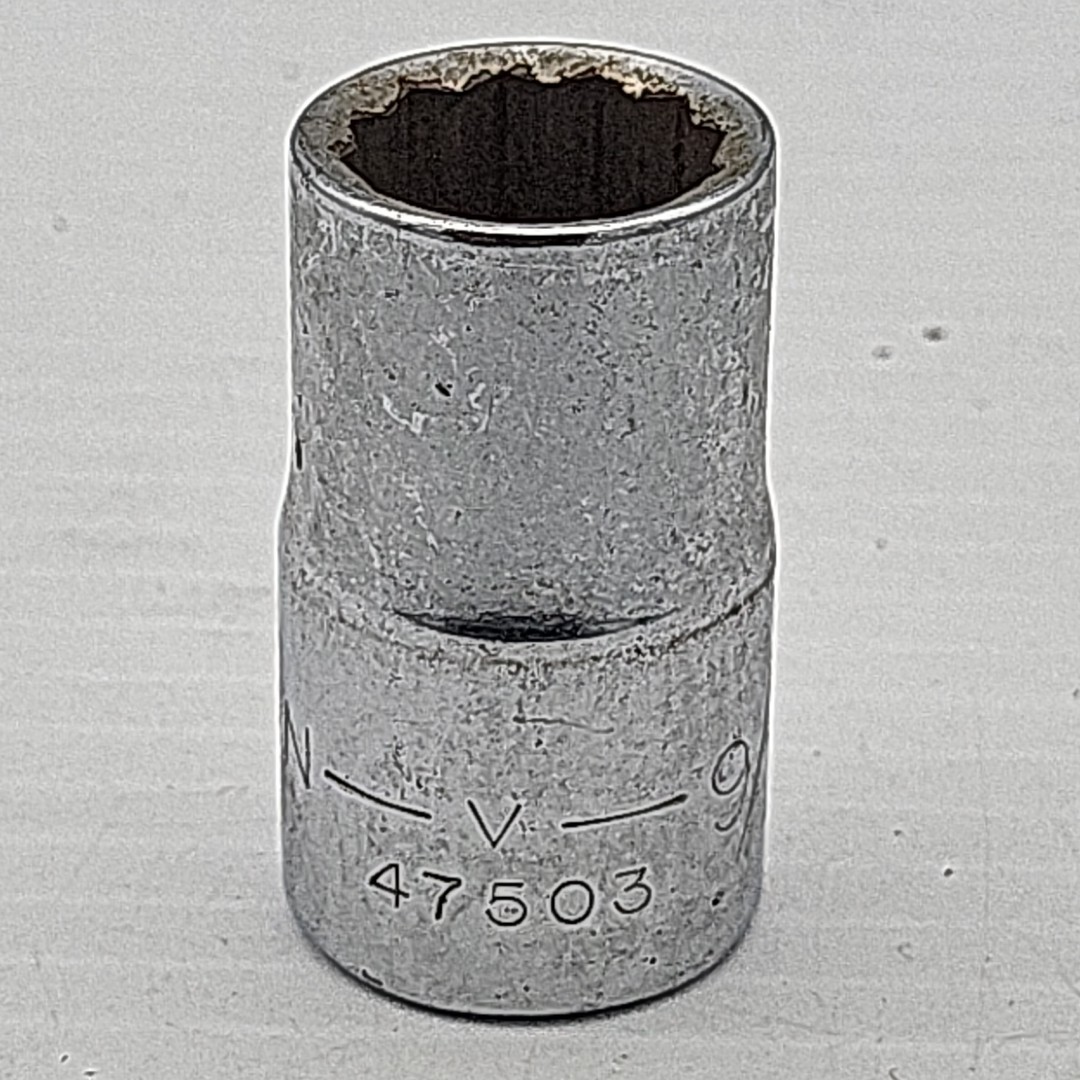 VINTAGE CRAFTSMAN USA -V- 47503 SOCKET ~ 9/16" ~ 1/2" DRIVE ~ 12 POINT 🇺🇸