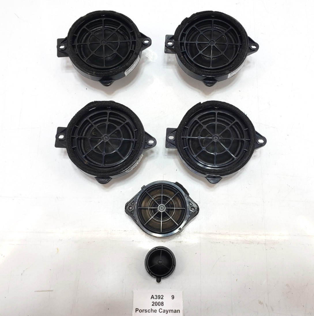 ✅05-12 OEM Porsche Cayman 987 911 Front Rear Left Right Dash Door Speaker SET