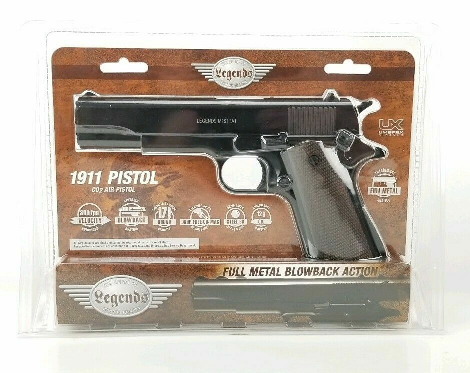 Brand New Umarex Legends Series1911 Air Pistol CO2 BB,Full Metal BLOWBACK Action