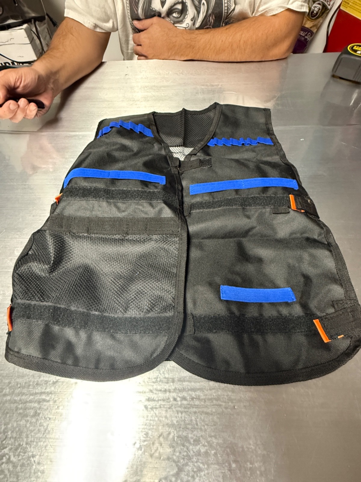 Nerf Tactical Black Vest One Size NO Darts included