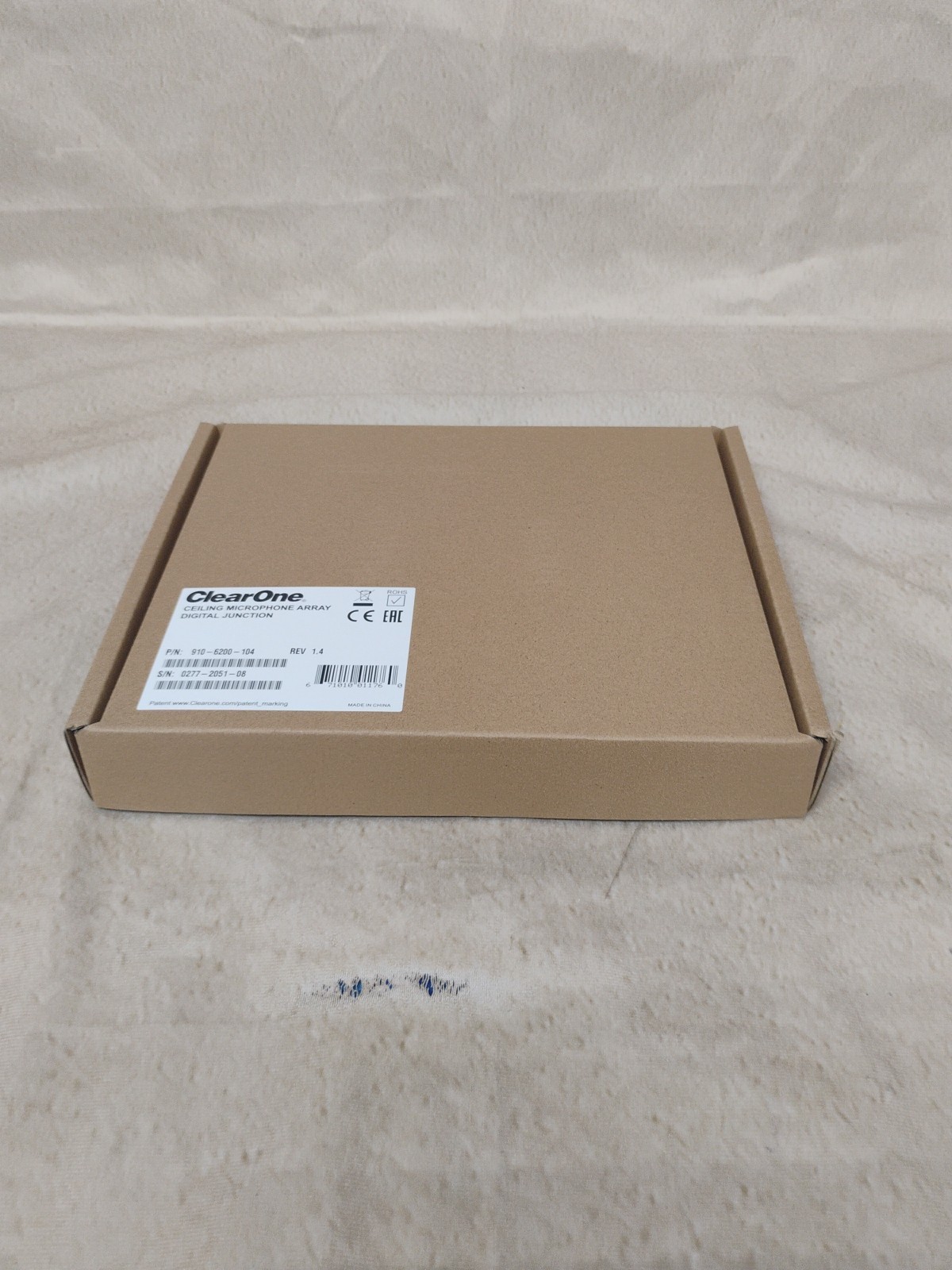 ClearOne Ceiling Mic Array Digital Junction Box - 910-6200-104