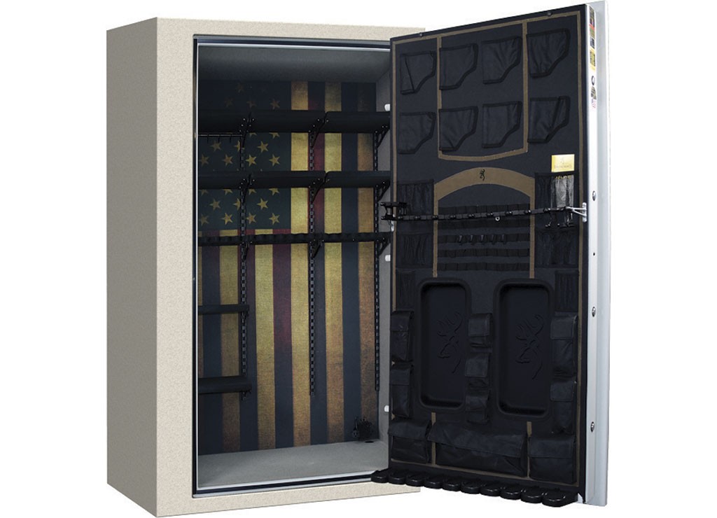 Browning Hunter HTRDLX49T-TXTPTY-BC-E-FLG Textured Putty Gun Safe 49 Capacity