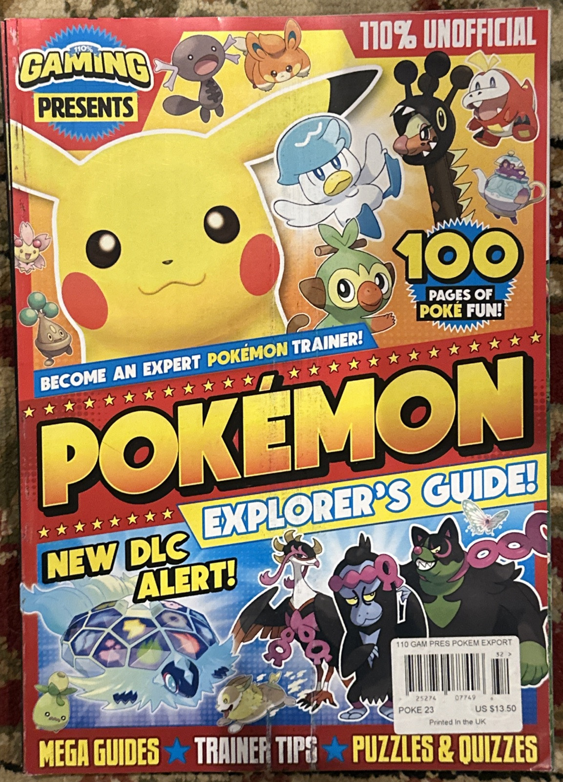 110 Gaming Presents Pokemon Explorers Guide Magazine 2023