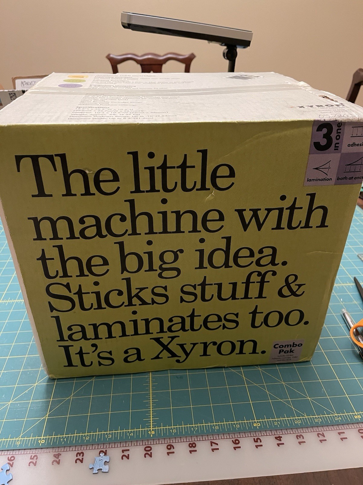Xyron 850 Combination Lamination/Adhesive Machine New In Box