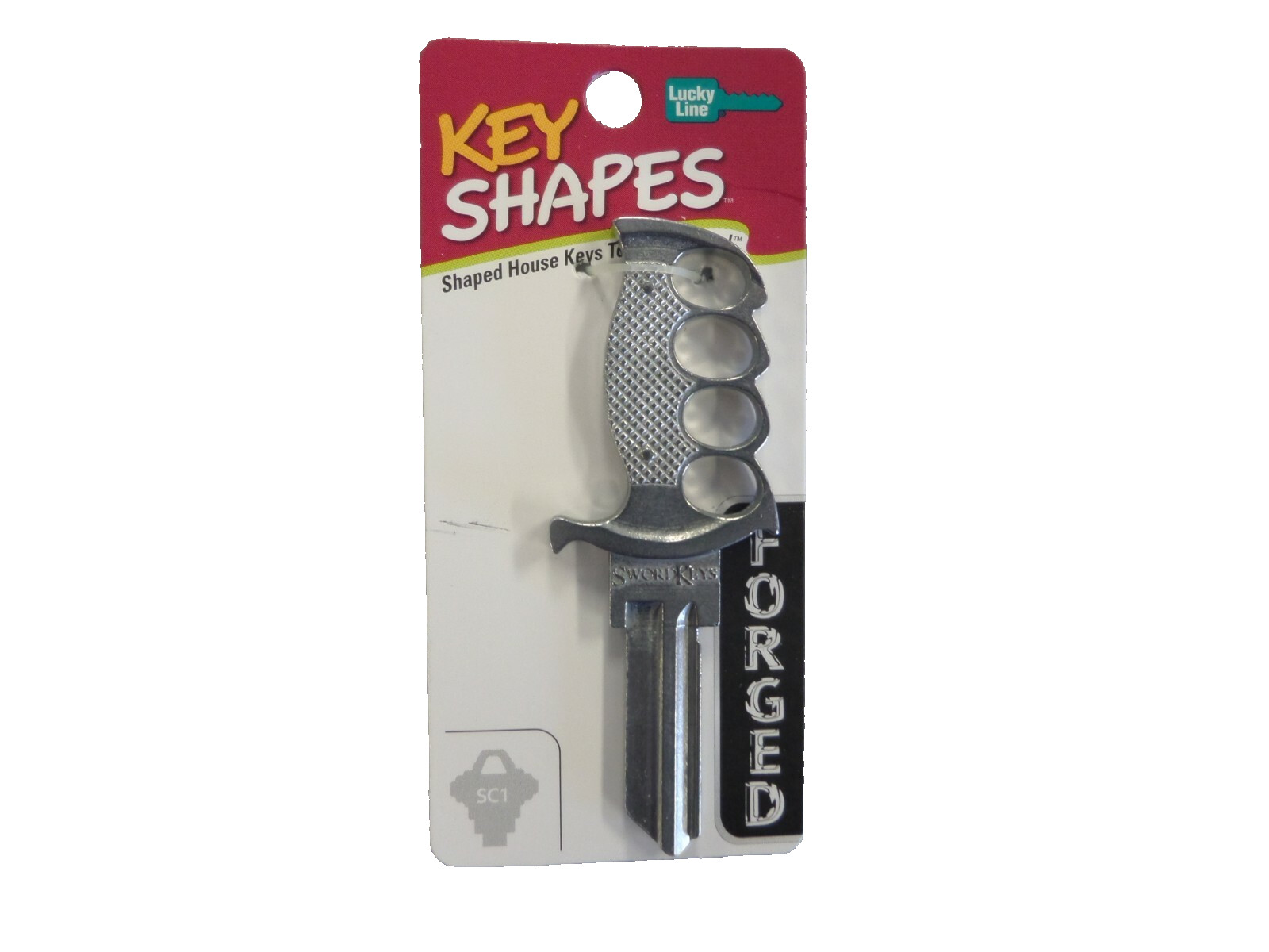 LUCKY LINE B302S KNIFE SCHLAGE SC1 KEYWAY HOUSE KEY FORGED KEY SHAPES
