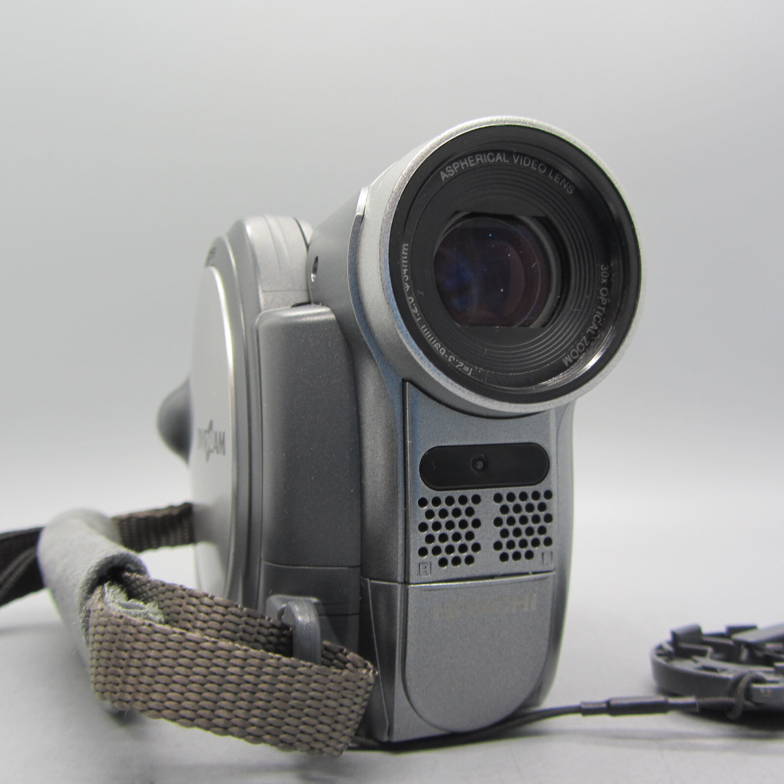 Hitachi DVDCAM DZ-MV5000E Handheld Mini DVD Camcorder Silver Tested