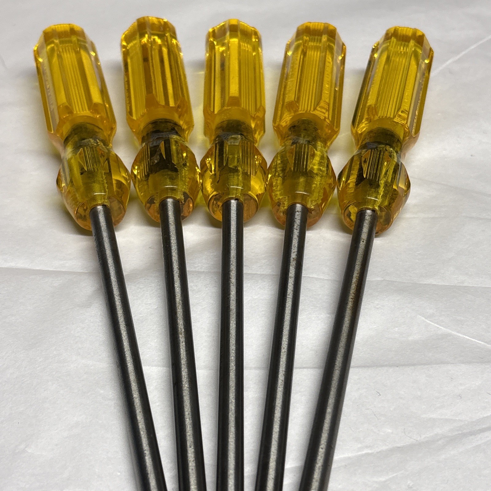 Vintage Stanley Utility 703-3 Phillips Head #3 Tip Screwdriver USA Lot Of 5 NOS
