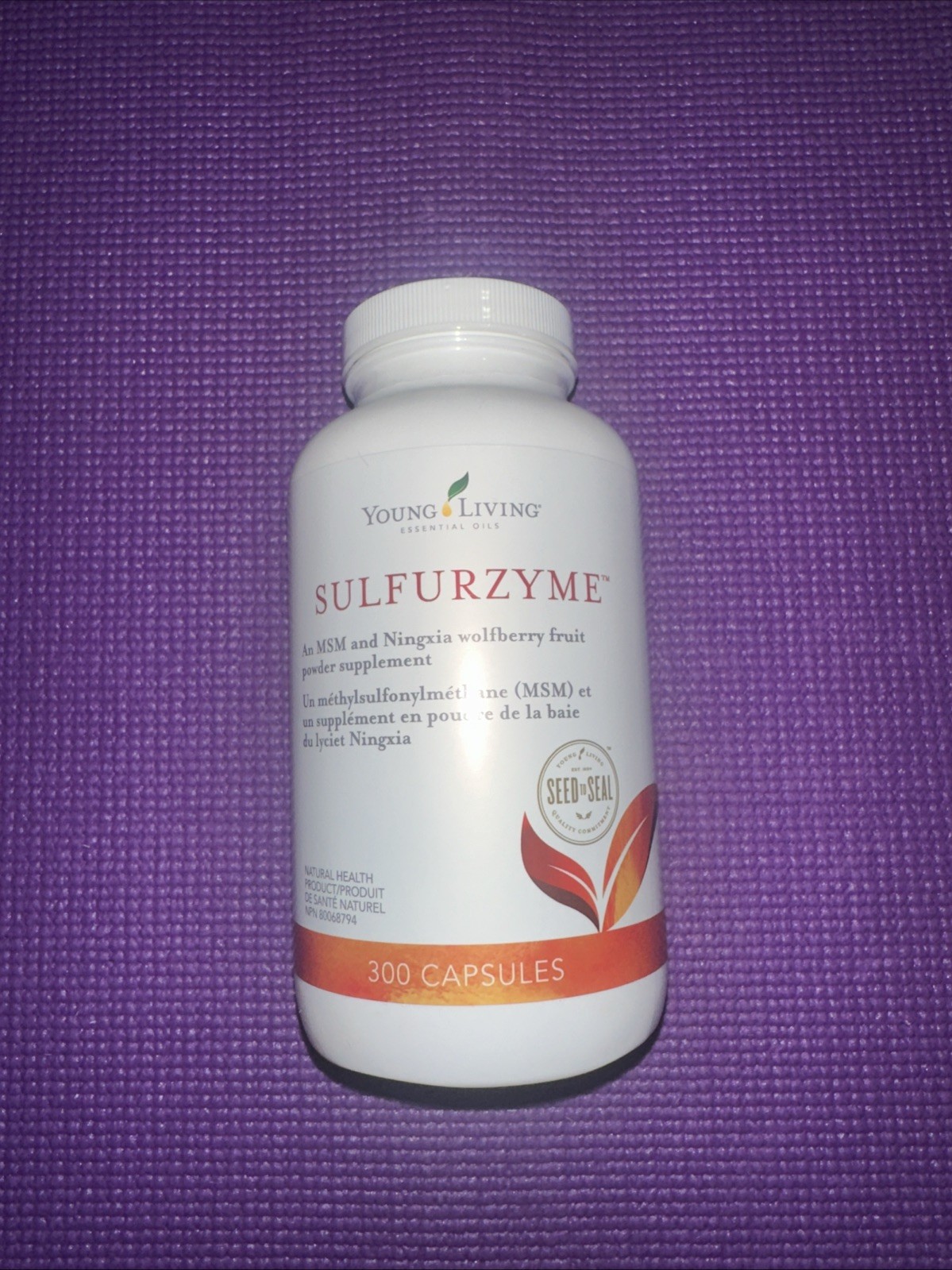 Young Living Sulfurzyme (300 capsules) - New - Free Shipping, Exp 09/2026