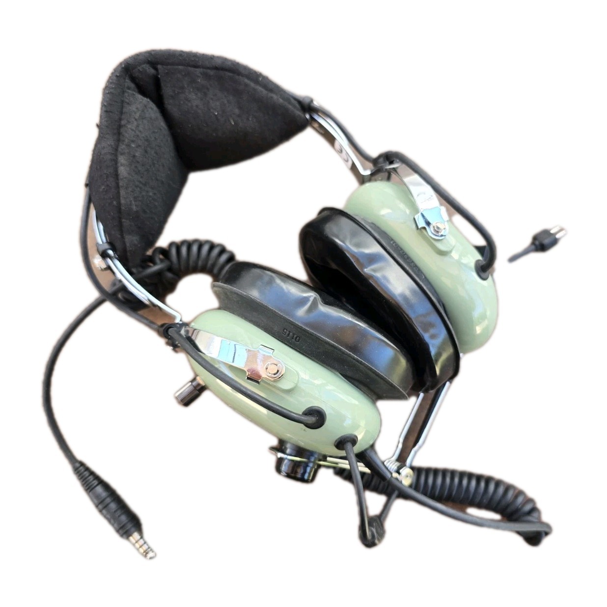 pre-owned DAVID CLARK AVIATION AVIATORS HEADPHONES H10-76 W/BOOM MIC FREE SHIP
