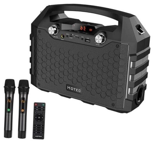 Wireless Bluetooth Portable PA Speaker System, Powerful Bluetooth Karaoke
