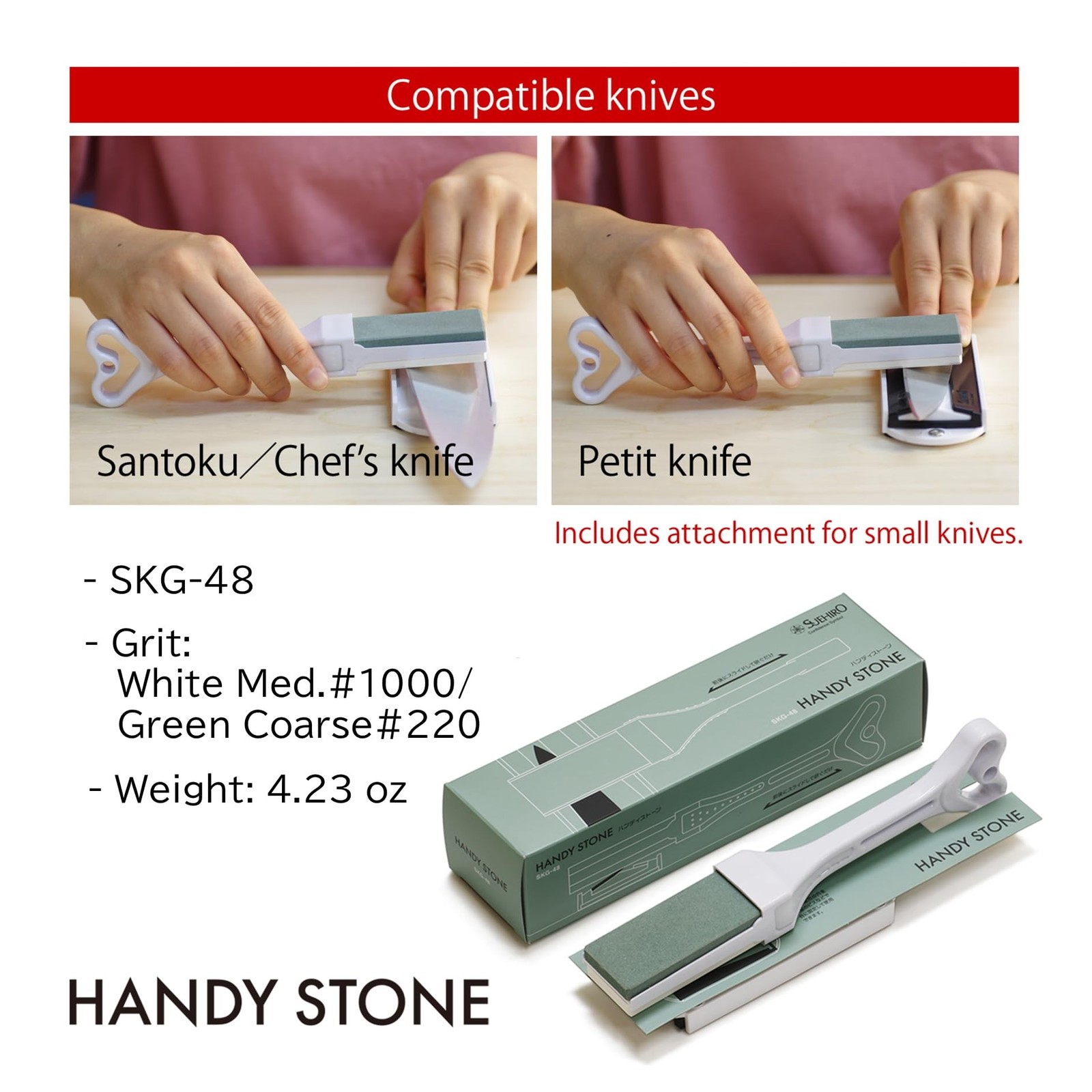 Suehiro Handy stone SKG-48 Handheld sharpening stone [Anyone Foolproof Whetst...