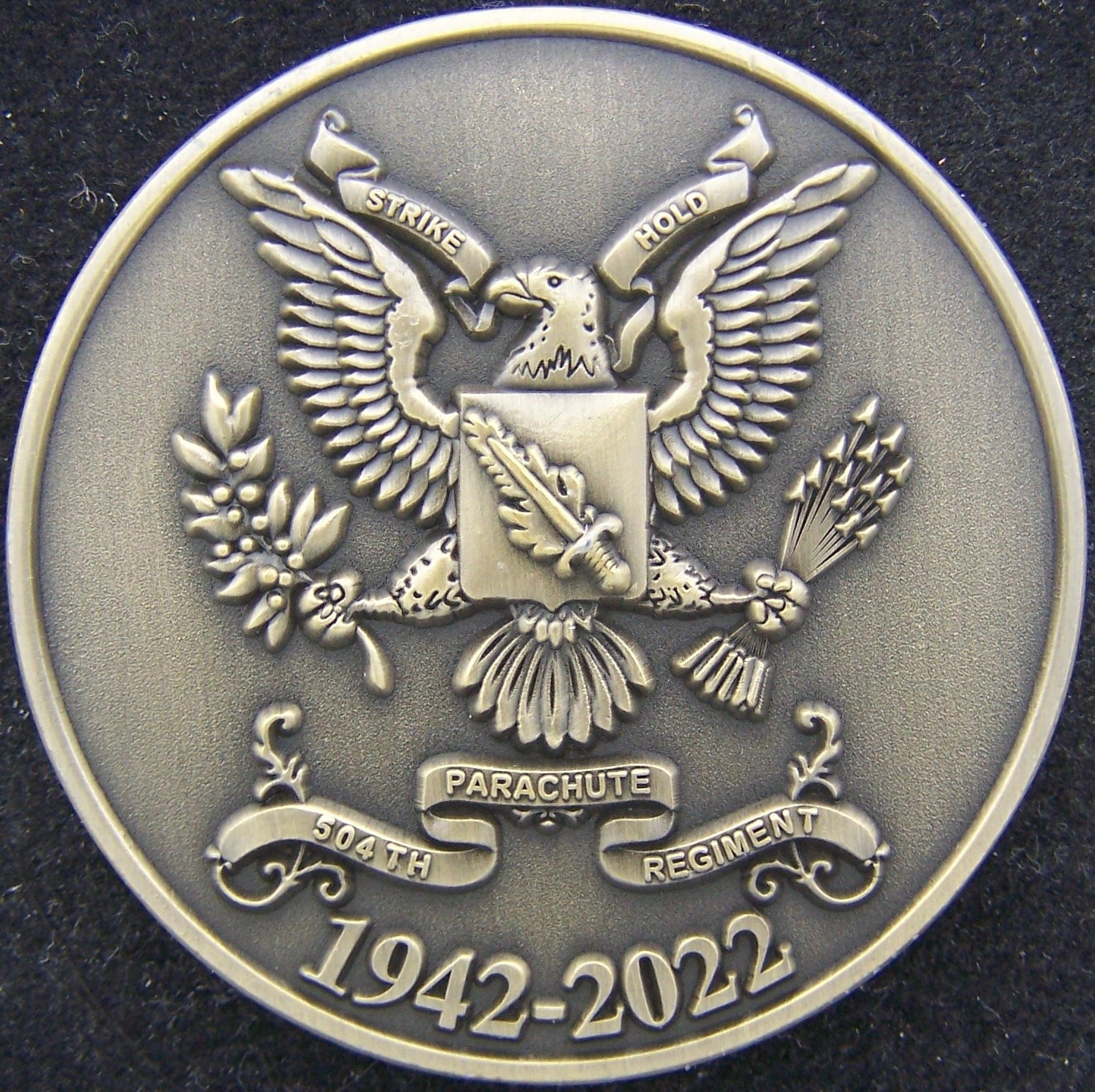 504th Parachute Infantry Regiment Challenge Coin