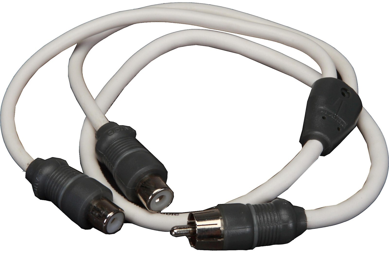 JL AUDIO XMD-WHTAICY-1M2F (90475) MARINE 2 FEMALE JACK TO 1 MALE PLUGS Y-ADAPTER