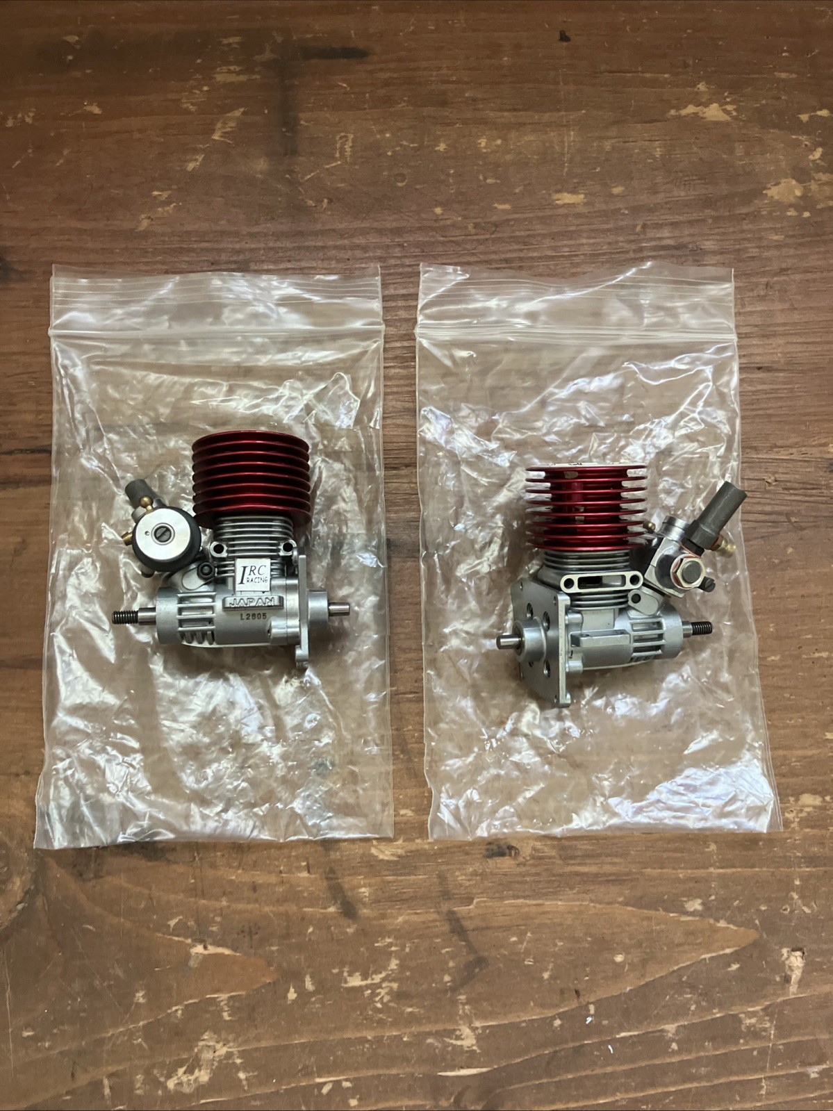 (2) IRC Racing 2805 L2805 Engine Made in Japan Vintage RC