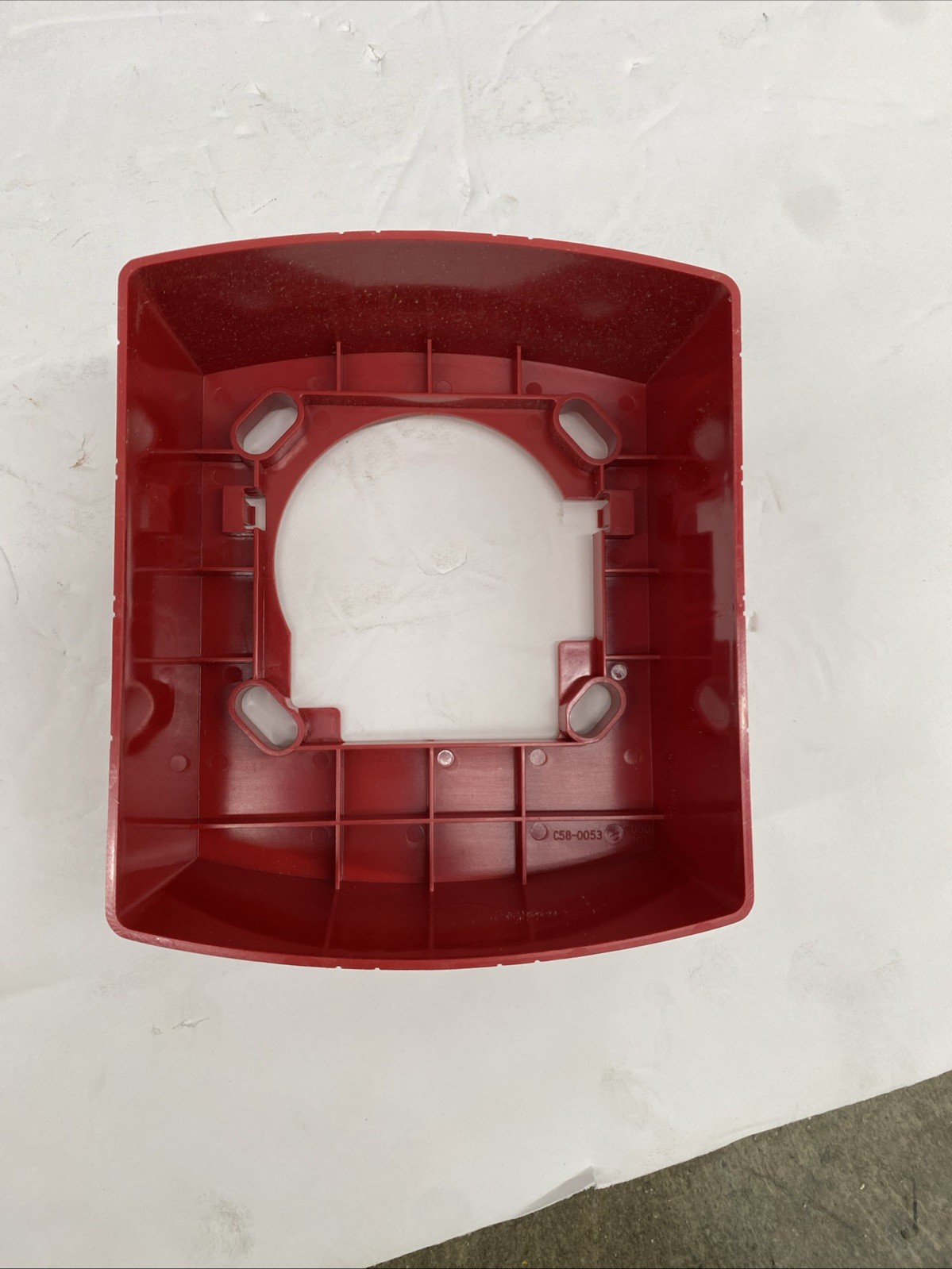 SpectrAlert Advance System Sensor - SPBBS Wall Back Box Skirt - Red New