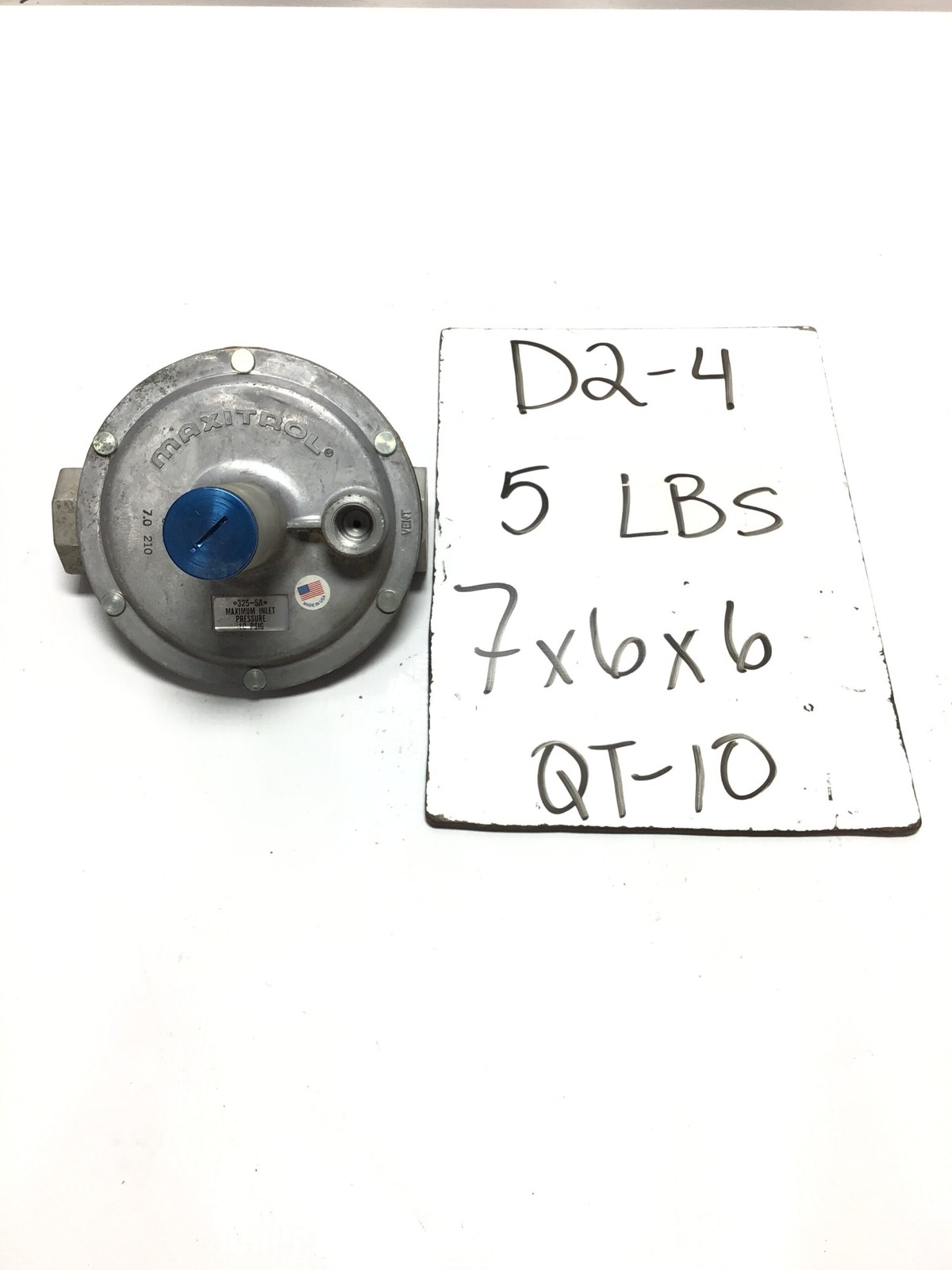 Maxitrol 325-5A Gas Pressure Regulator 10 PSIG