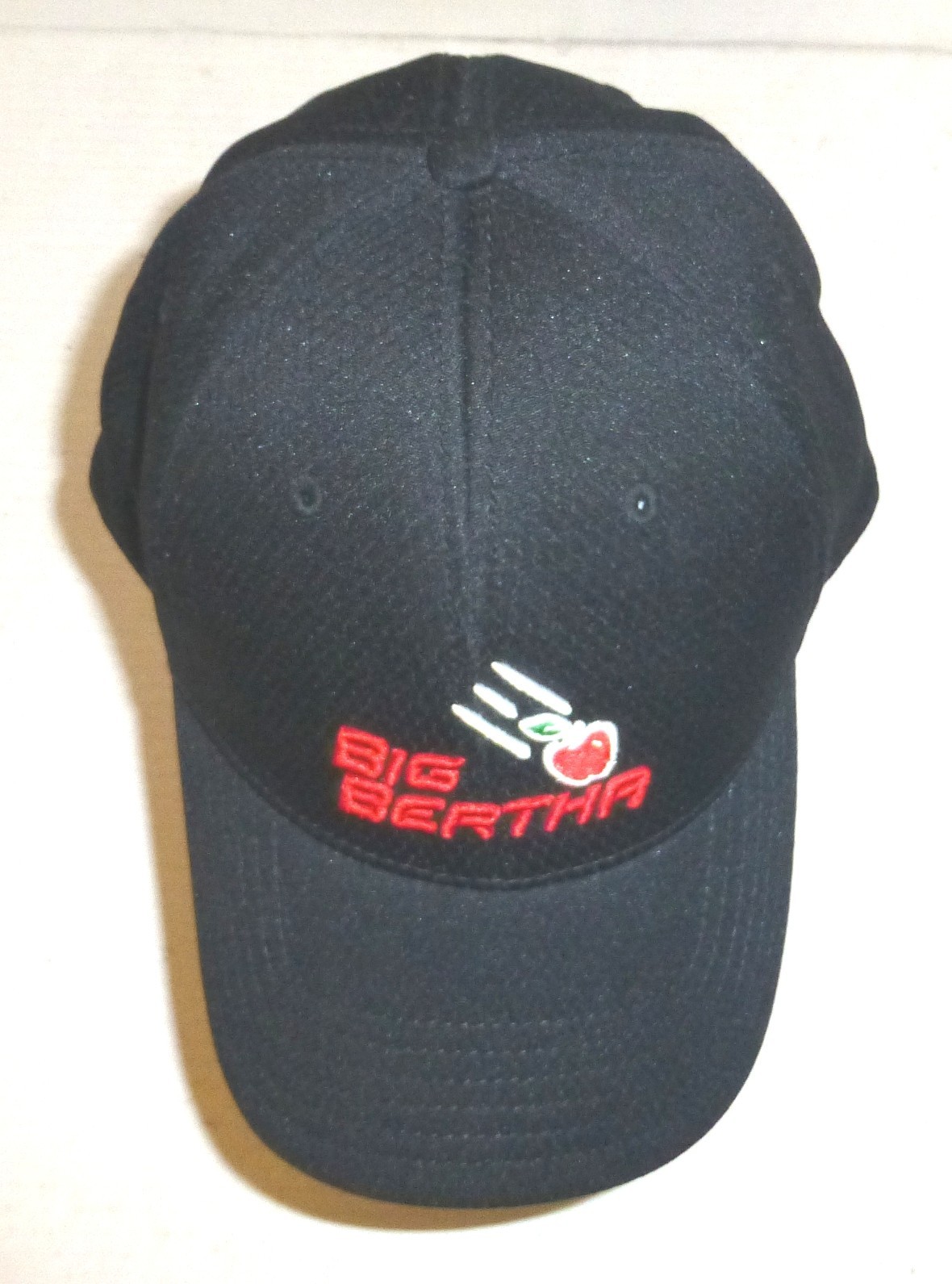 Callaway Big Bertha Falling Apple Hook & Loop Adjustable Hat Black PLEASE READ