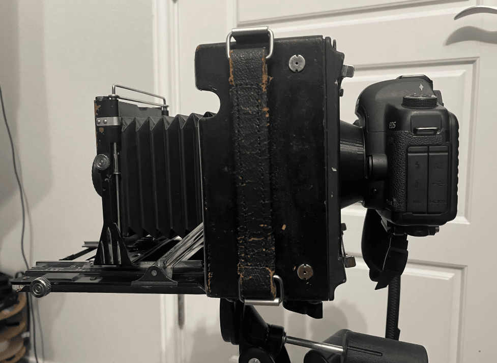 Canon EF to Graflex 4x5 Adapter | DSLR to Large Format Film Back