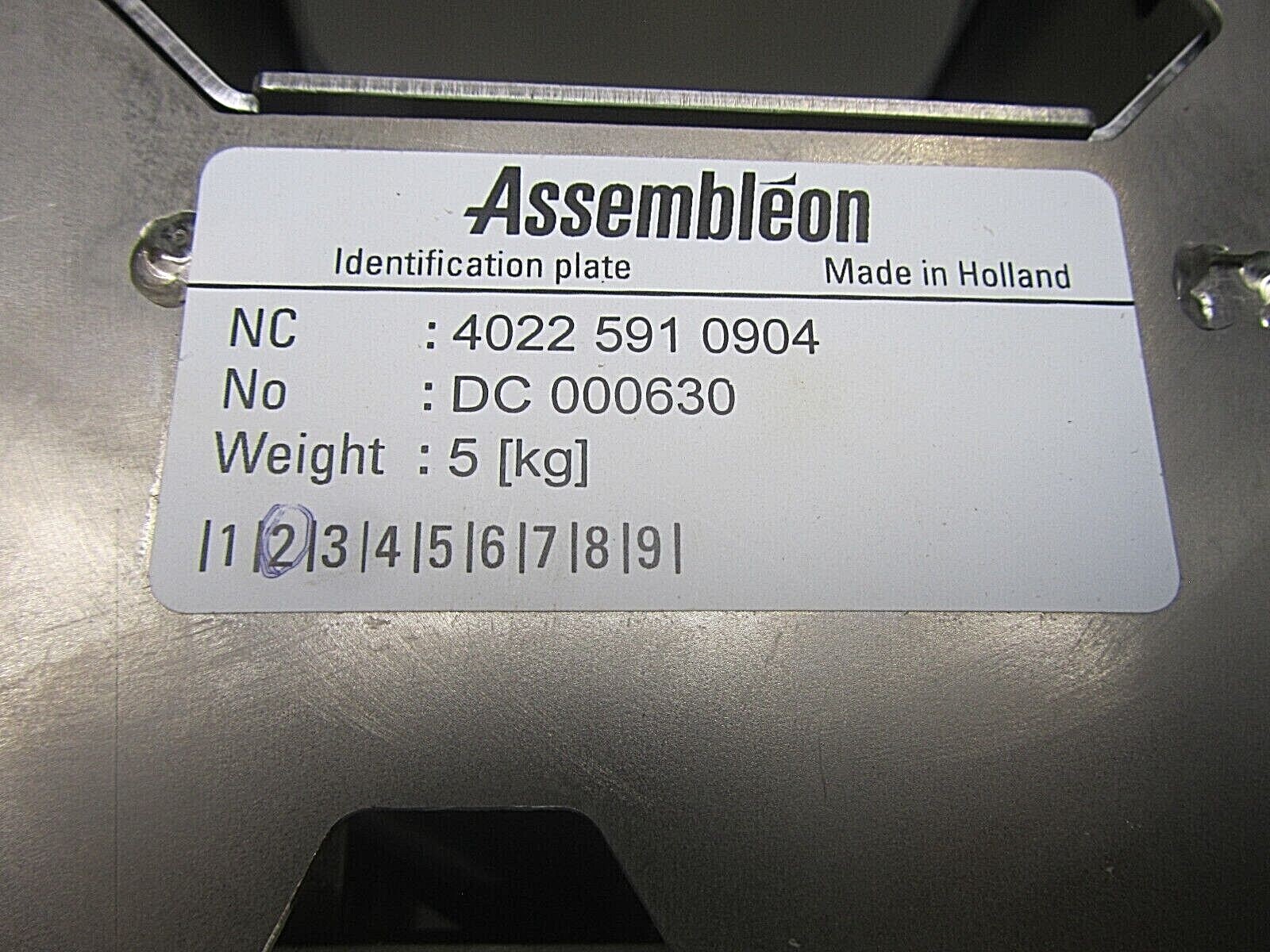 ASSEMBLEON AX component vision PA 1865/00 9466-018-065001