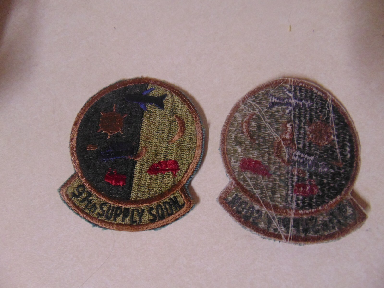 MILITARY PATCH SEW ON OLDER POCKET US AIR FORCE 97TH SUPPLY SQUADRON