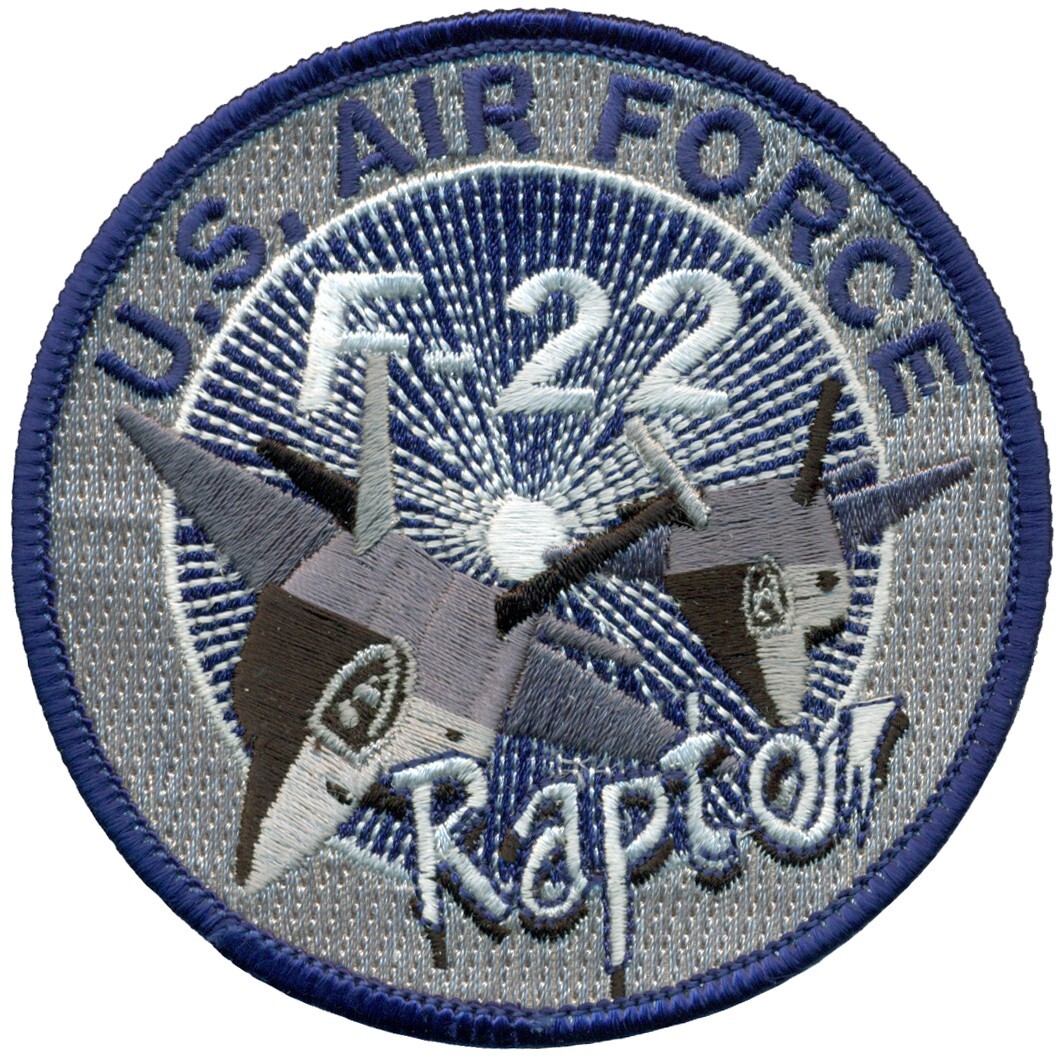 USAF F-22 RAPTOR PATCH