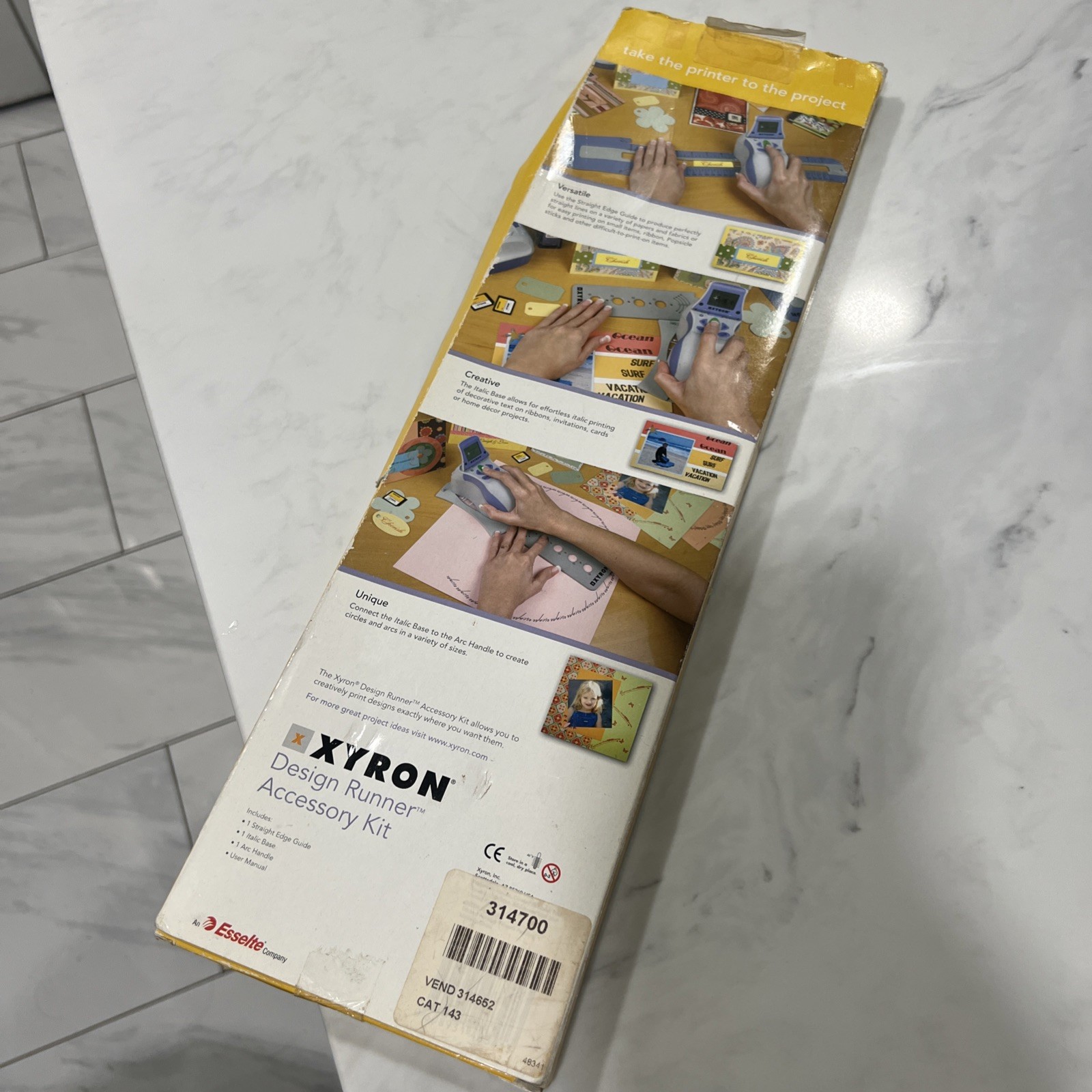 Xyron Design Runner Accessory Kit 48341 - Straight Edge Guide & More - NEW!
