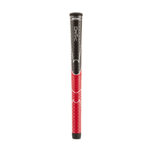 8 Winn Dri-Tac Golf Grips (Standard, Black/Red, 5DT-BRD) NEW 5dt-brd