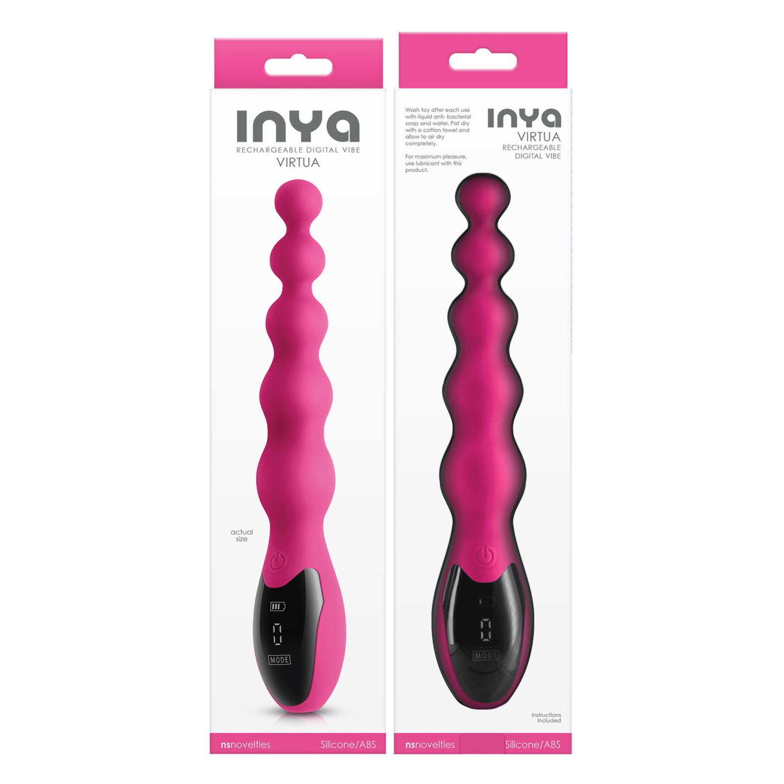 Rechargeable Waterproof Silicone Beaded Vibrator Multi-function Vibrating Bead