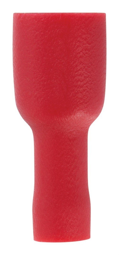 Jandorf 60950 Red Copper Vinyl-Insulated Female Disconnect Terminal 22 to 18 AWG