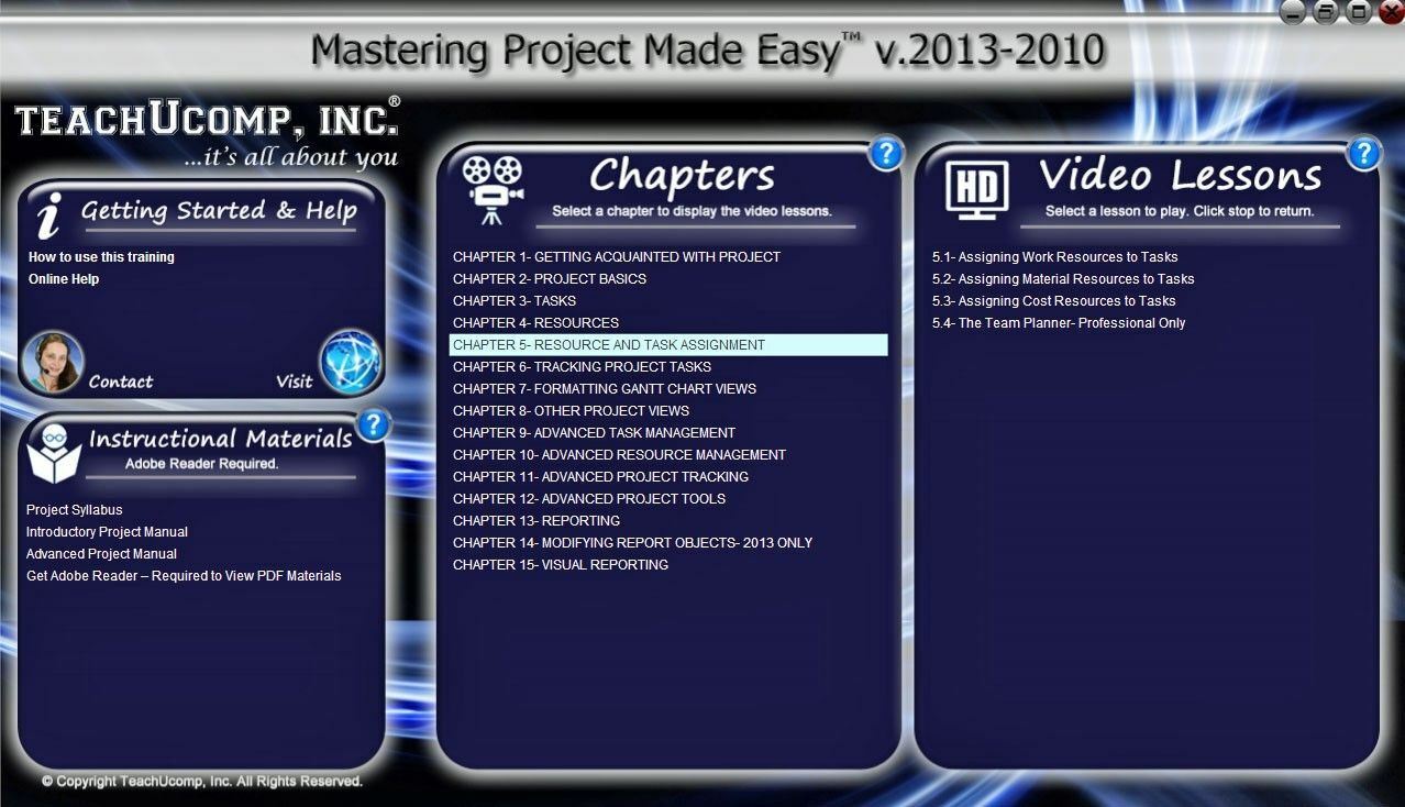 NEW! Learn Microsoft PROJECT 2013 & 2010 Training Tutorial DVD & Digital Course