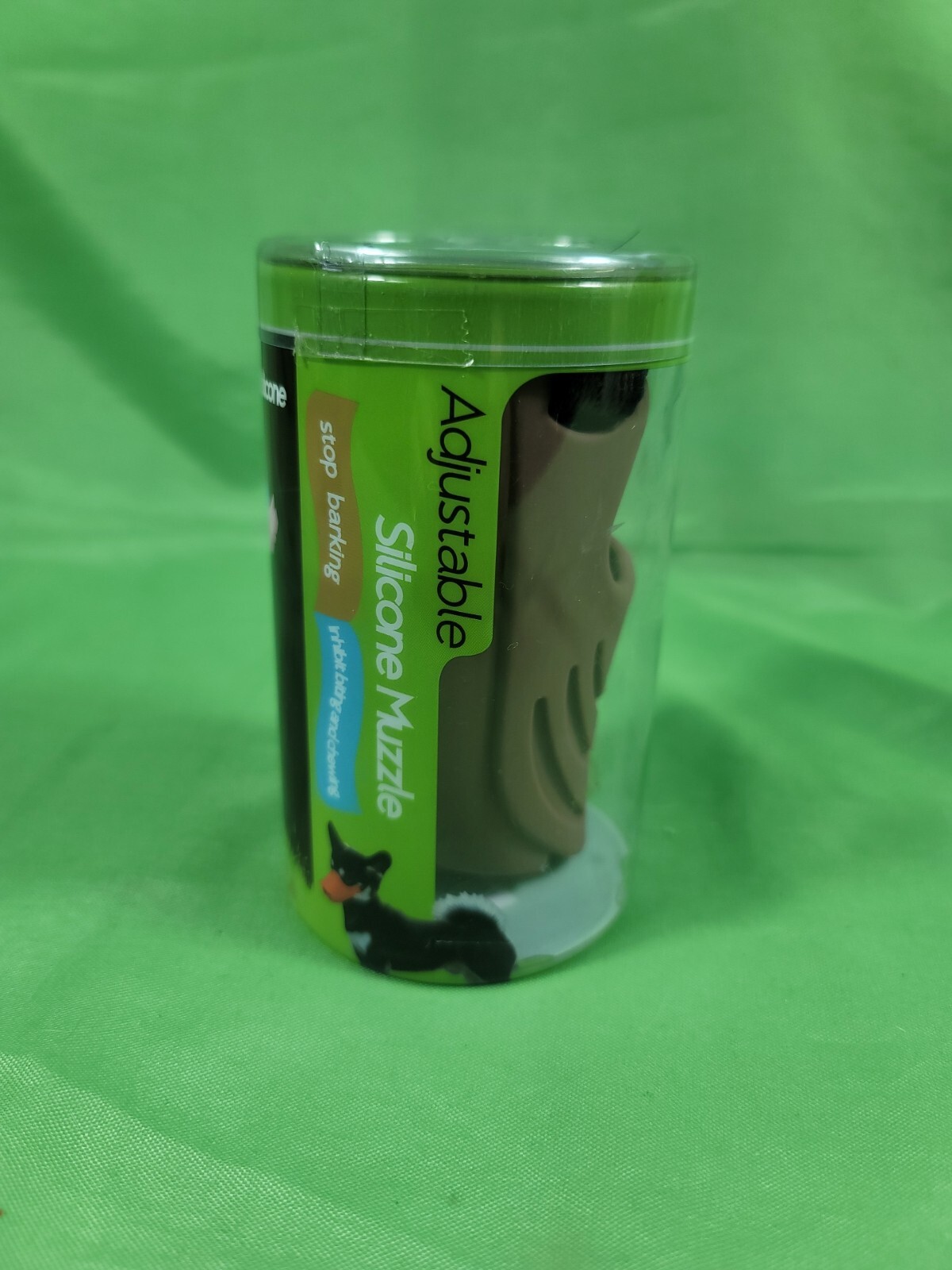 100% Adjustable FDA Silicone Medium/Small Dog Muzzle Stop Barking Comfortable