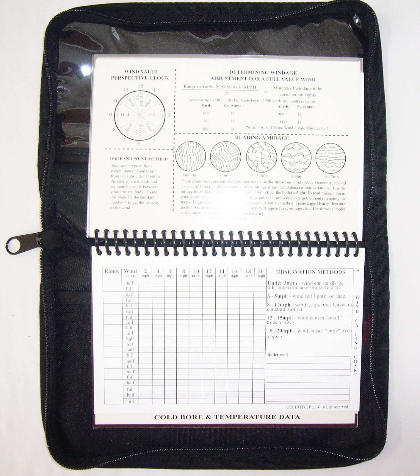 ITC Data Book 2-Law Enforcement-Military Operational Sniper Log ITC Marksmanship
