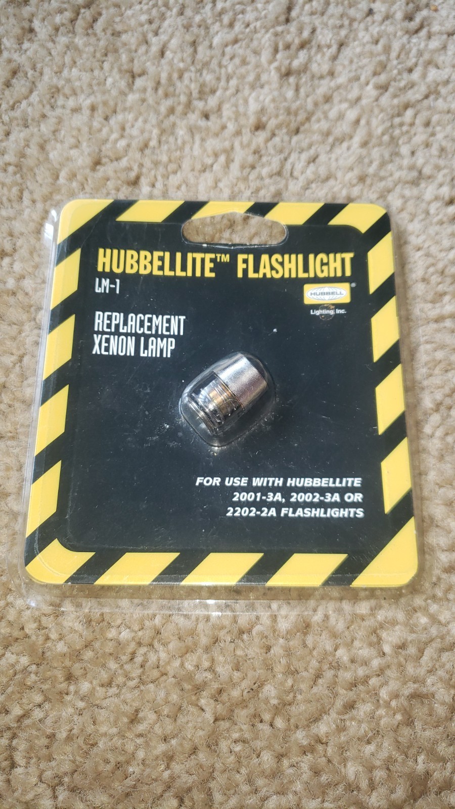 HubbelLite Flashlight Replacement Xenon Lamp, bulb LM-1