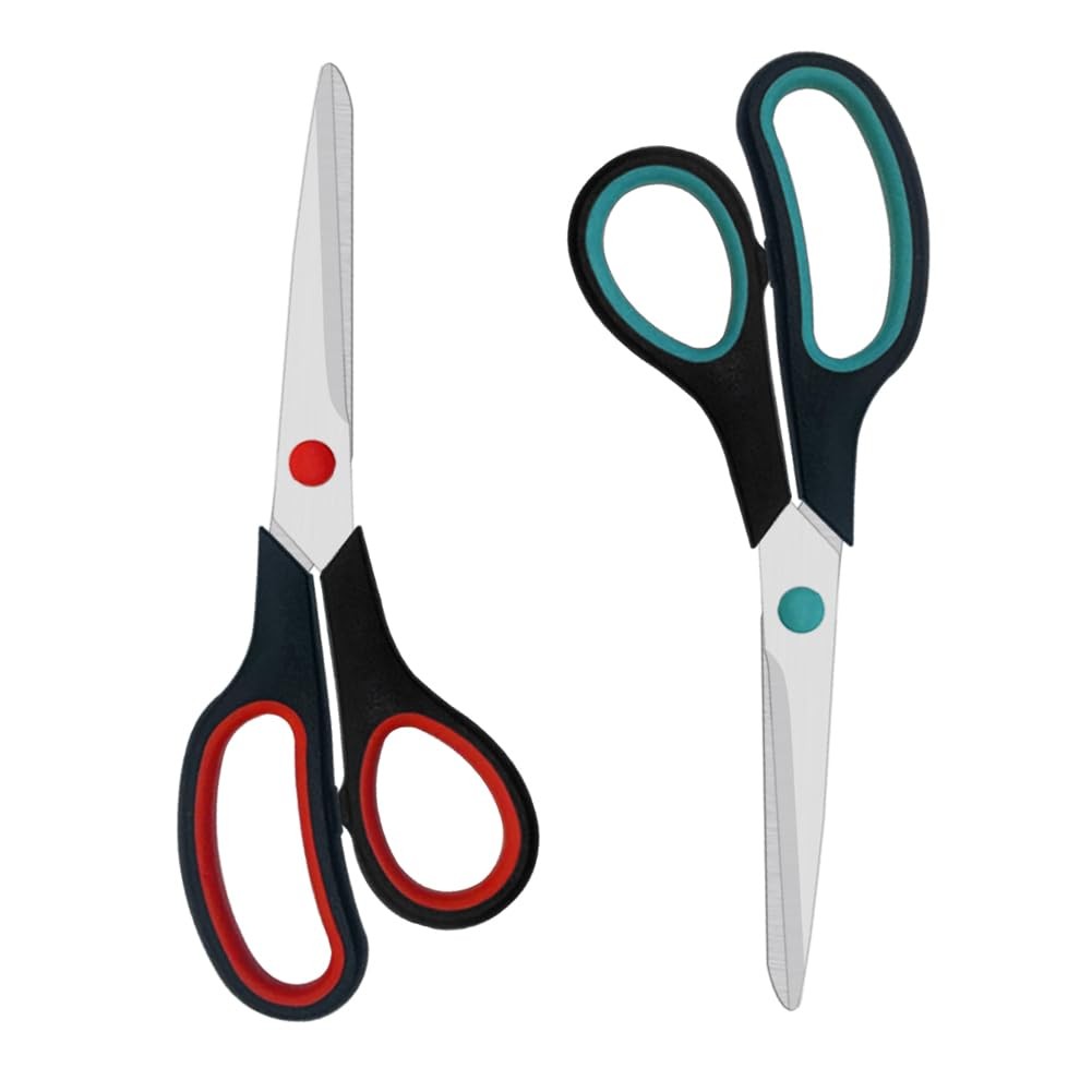Scissors, 2 Pack 7.5 inch Scissors for Office and Home, Scissor All Purpose for