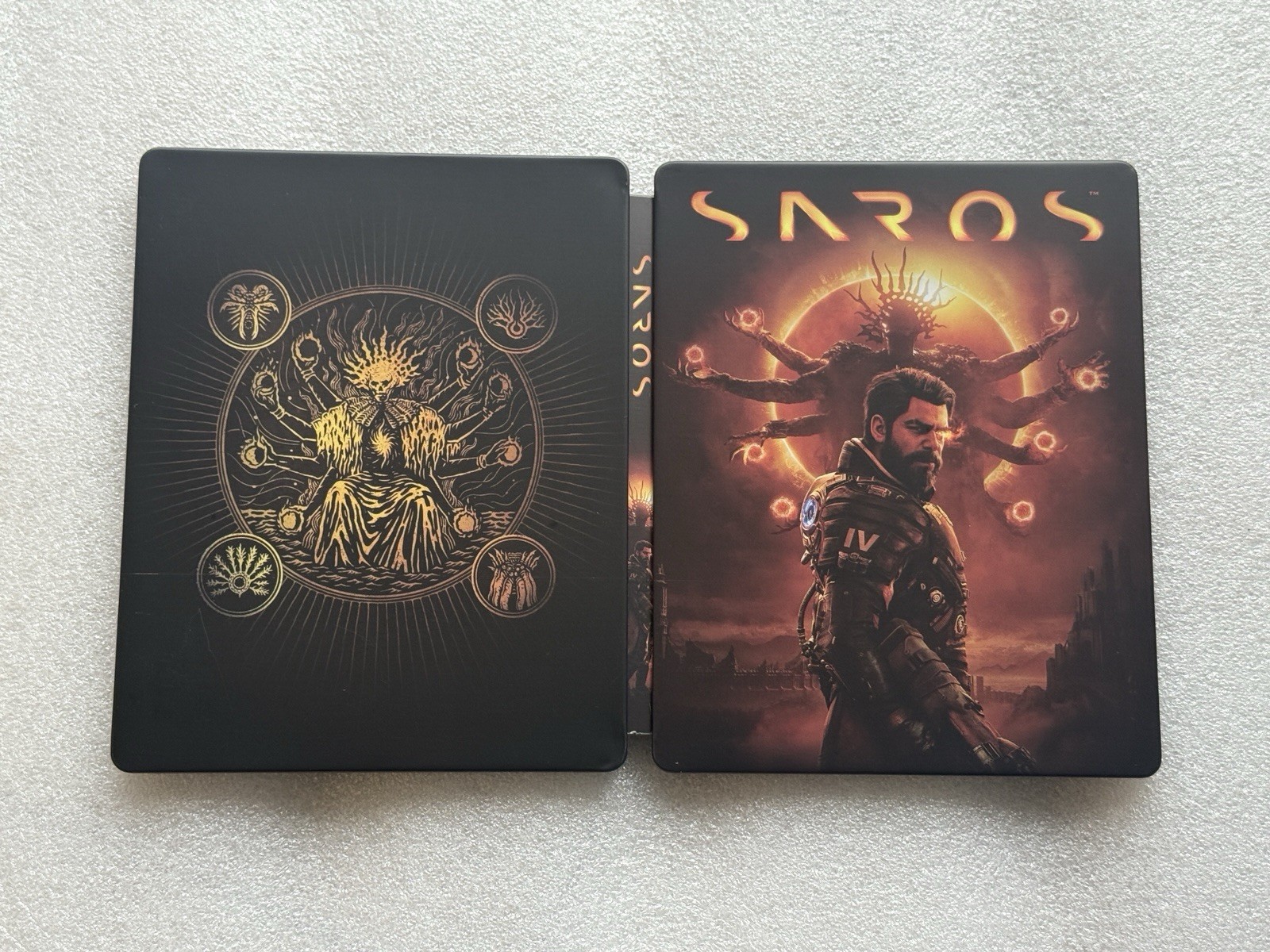 Saros Custom-Made G2 Steelbook/Steelup Case PS4/PS5/XBOX (NO GAME) New