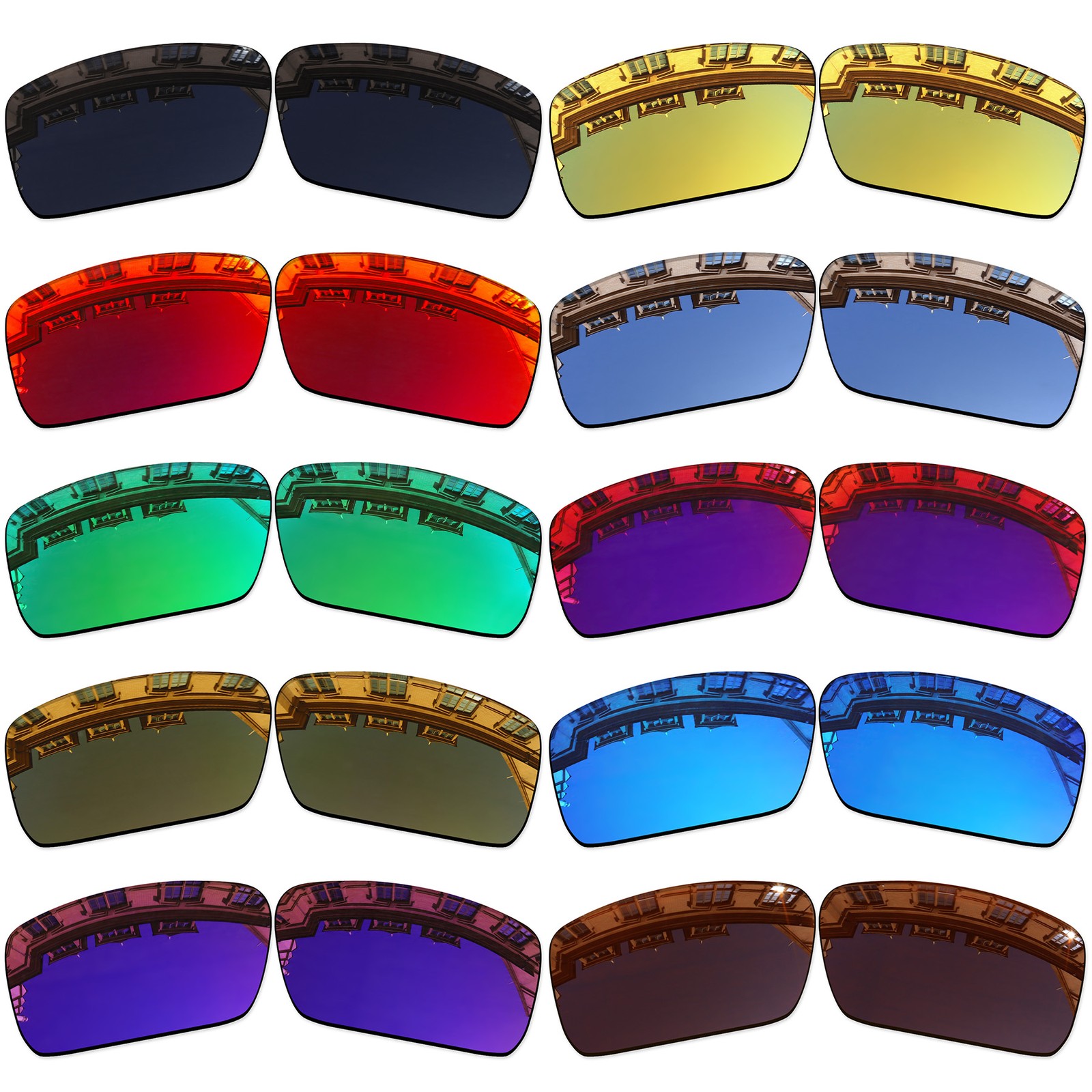 Vonxyz Polarized Replacement Lenses for-Oakley Crankshaft OO9239 Sunglass-Option