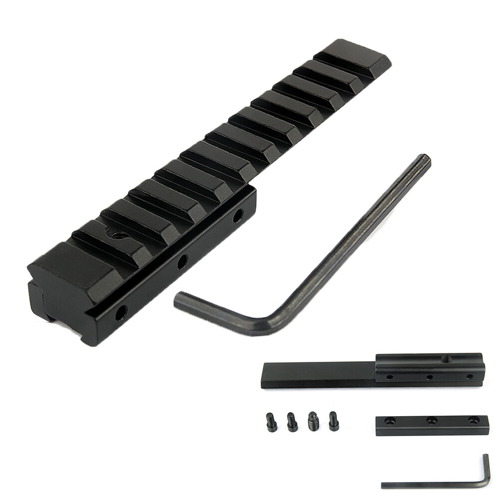 Dovetail Extension Adapter Riser Rail Mount Base 11mm Conversion to 20mm Rail