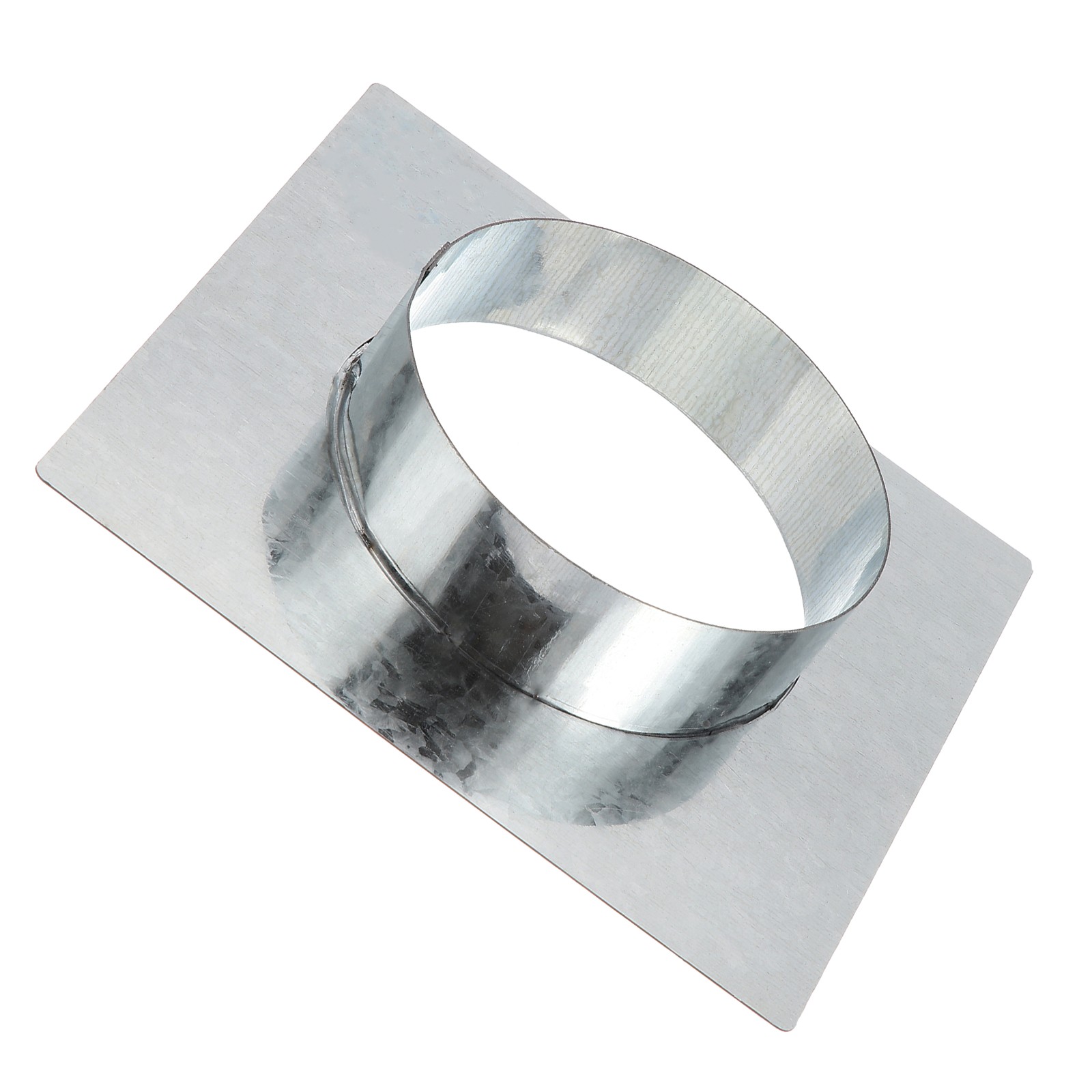 Galvanized Steel 4 Inch Duct Connector Flange | Dryer Vent Adapter