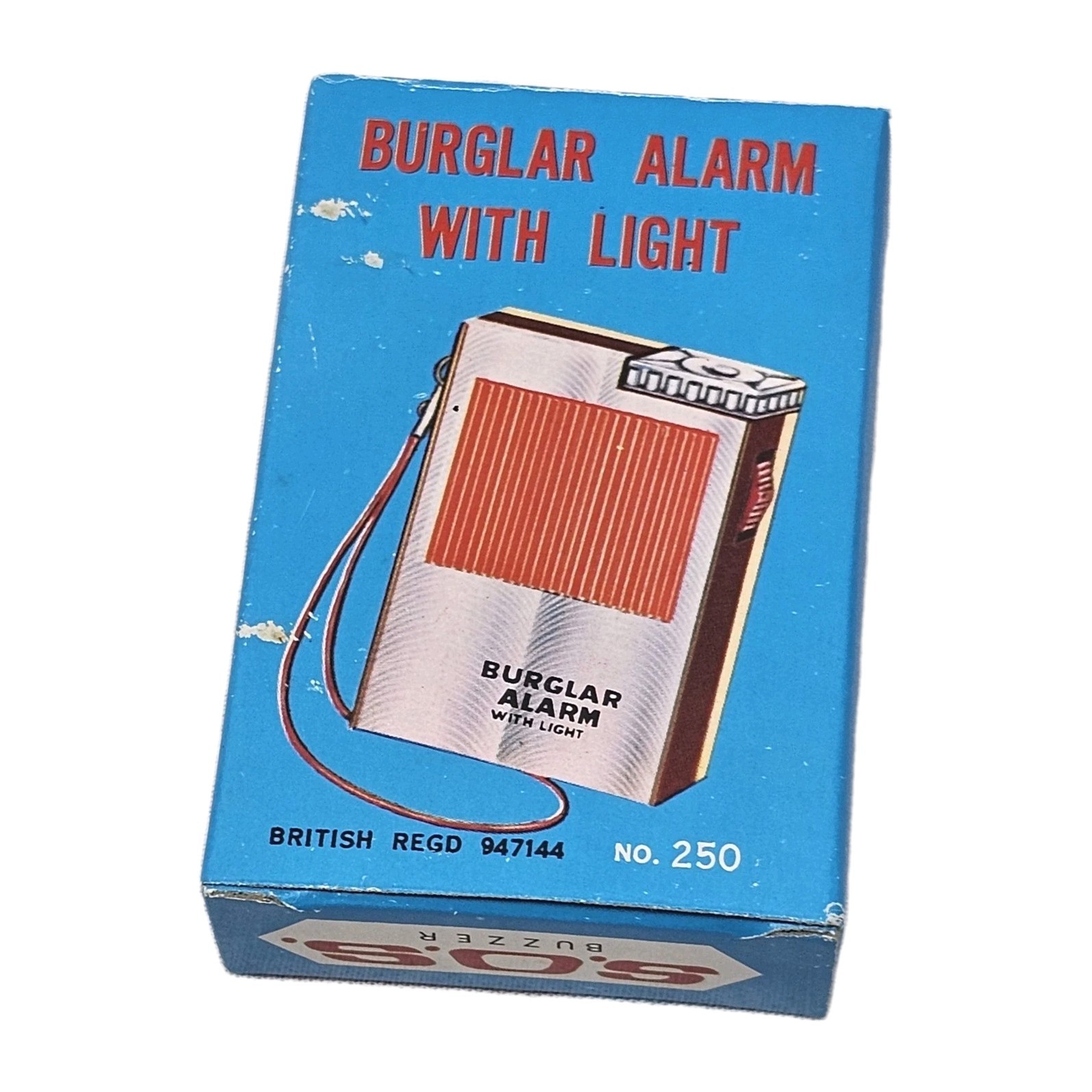 NEW Never Used Vintage SOS Buzzer Burglar Alarm w/Light |Door Window Handbag Etc